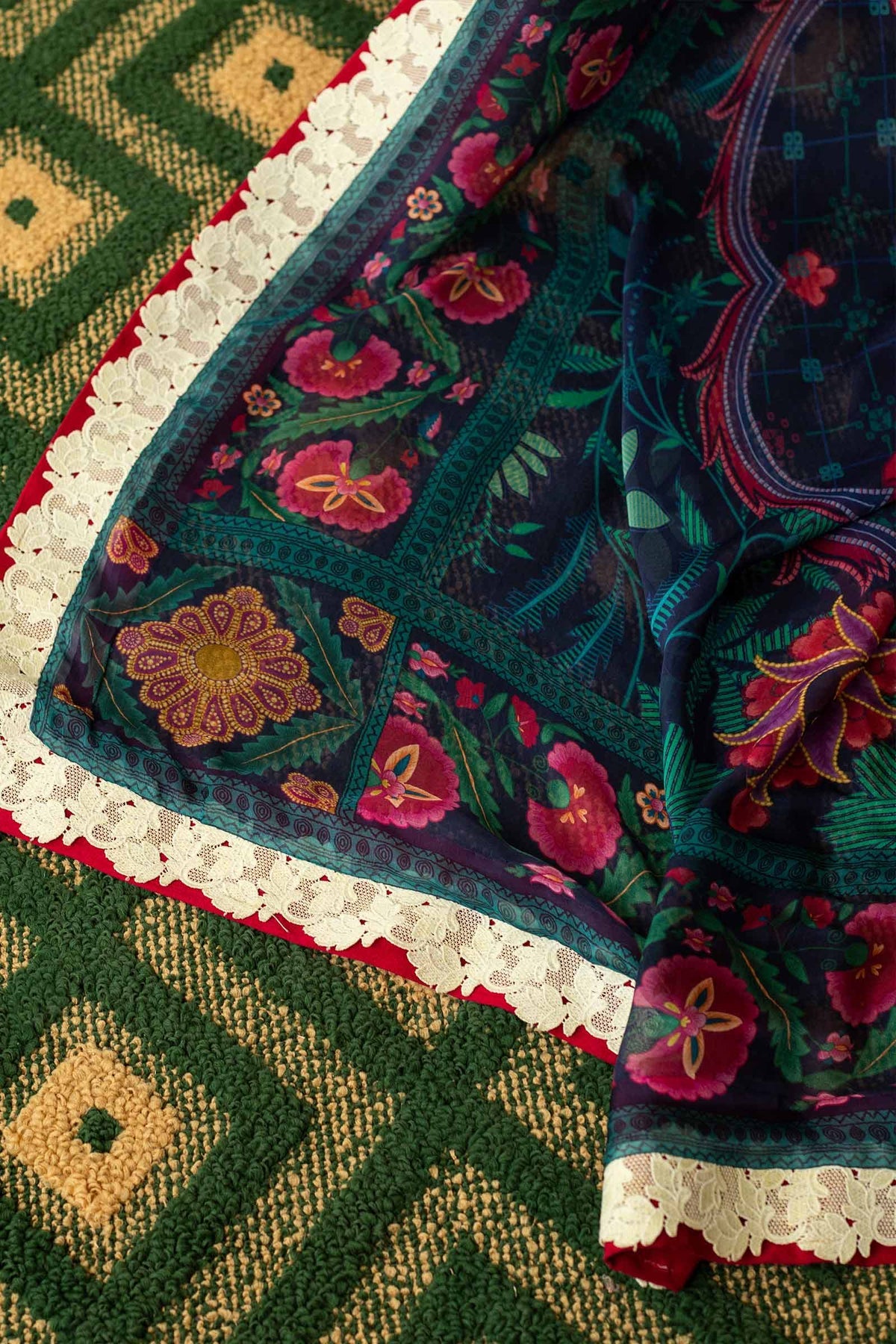 Shop Now, D08 - Summer Lawn Vol 2 - Zara Shahjahan - Shahana Collection UK - Wedding and Bridal Party Dresses - Eid Edit 2023