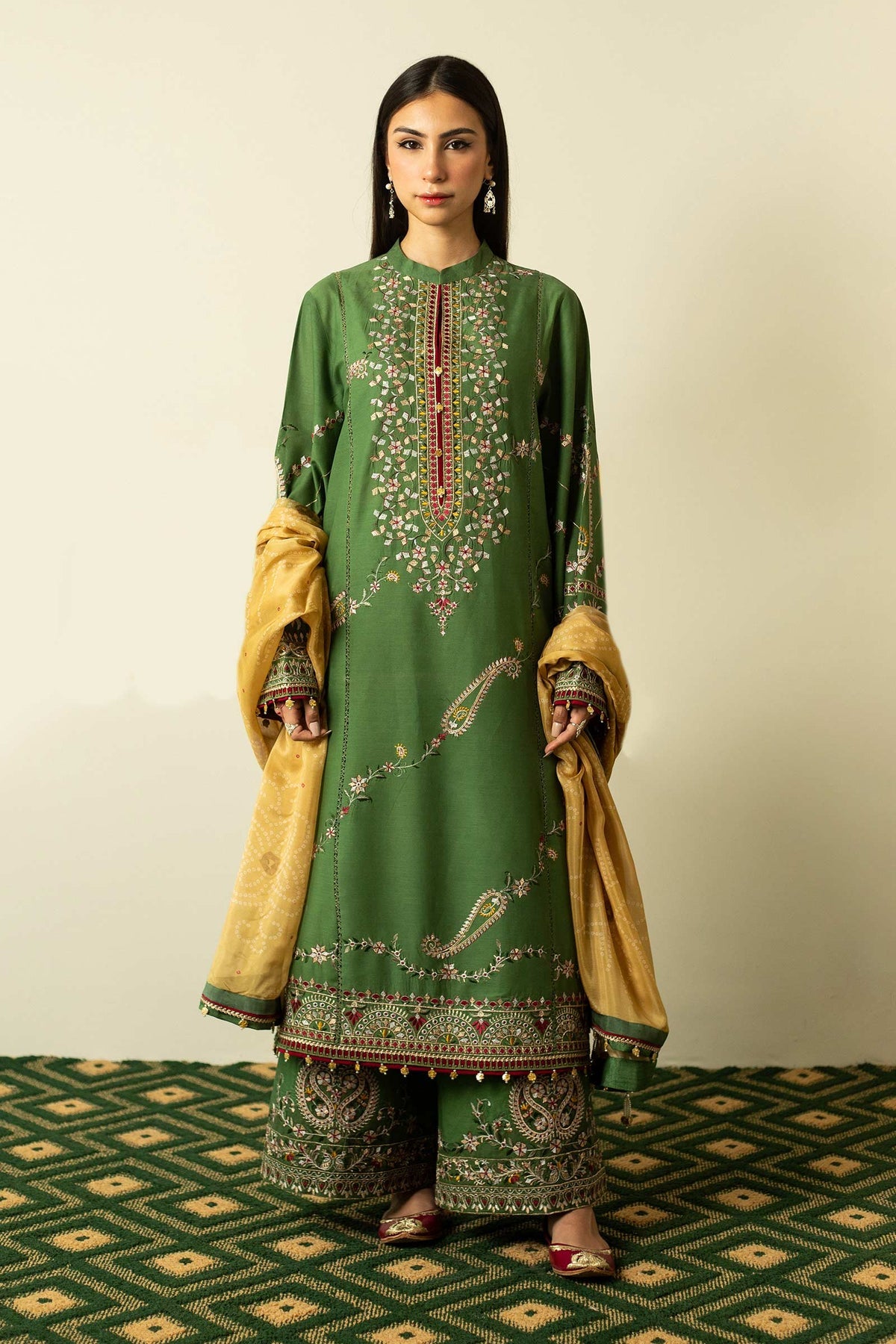 Shop Now, D09 - Summer Lawn Vol 2 - Zara Shahjahan - Shahana Collection UK - Wedding and Bridal Party Dresses - Eid Edit 2023