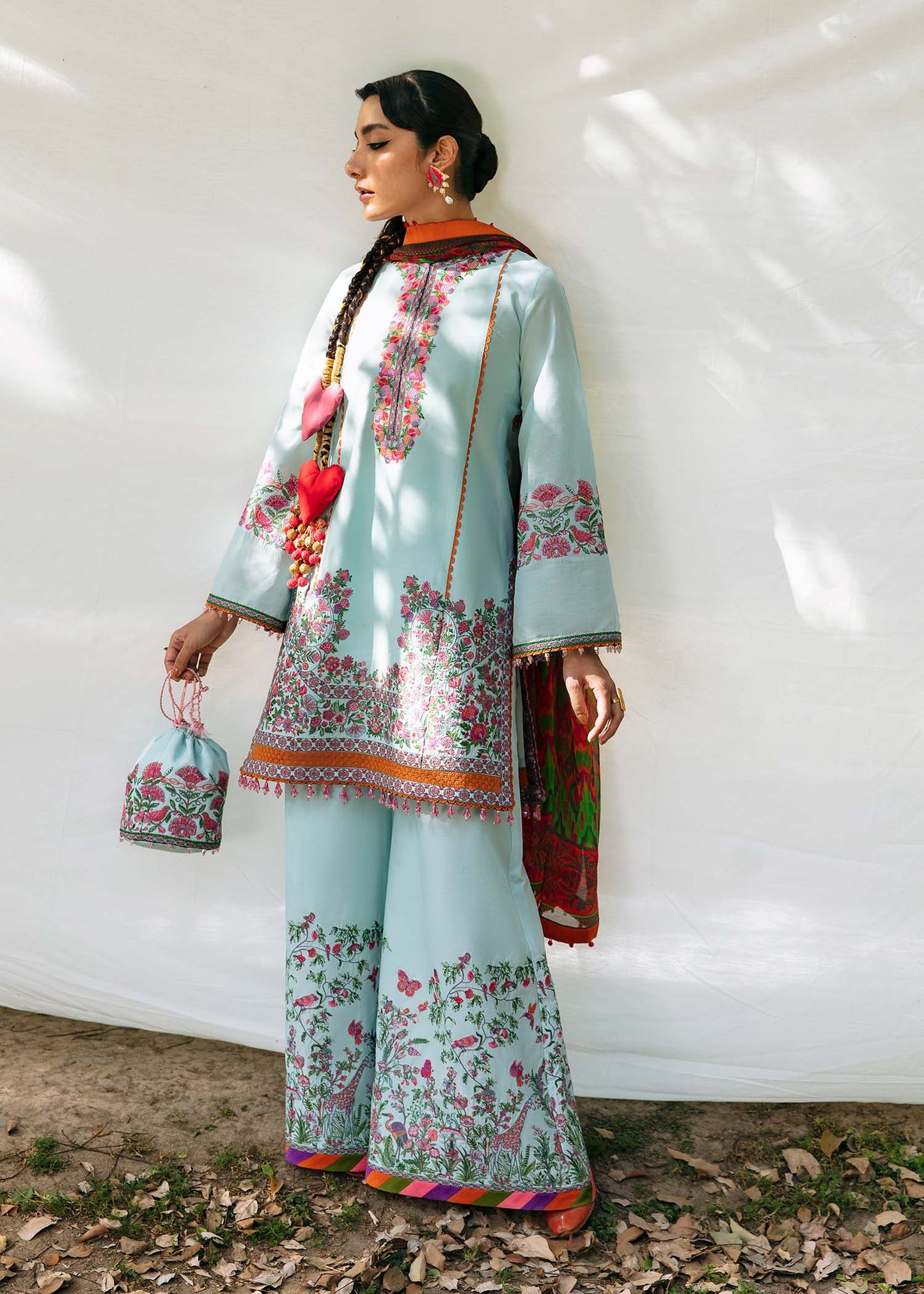 Buy Now, ARSH - Masuam Lawn Collection'23 - Hussain Rehar - Pakistani Designer Clothes - Bridal and Party Dresses - Shahana Collection UK