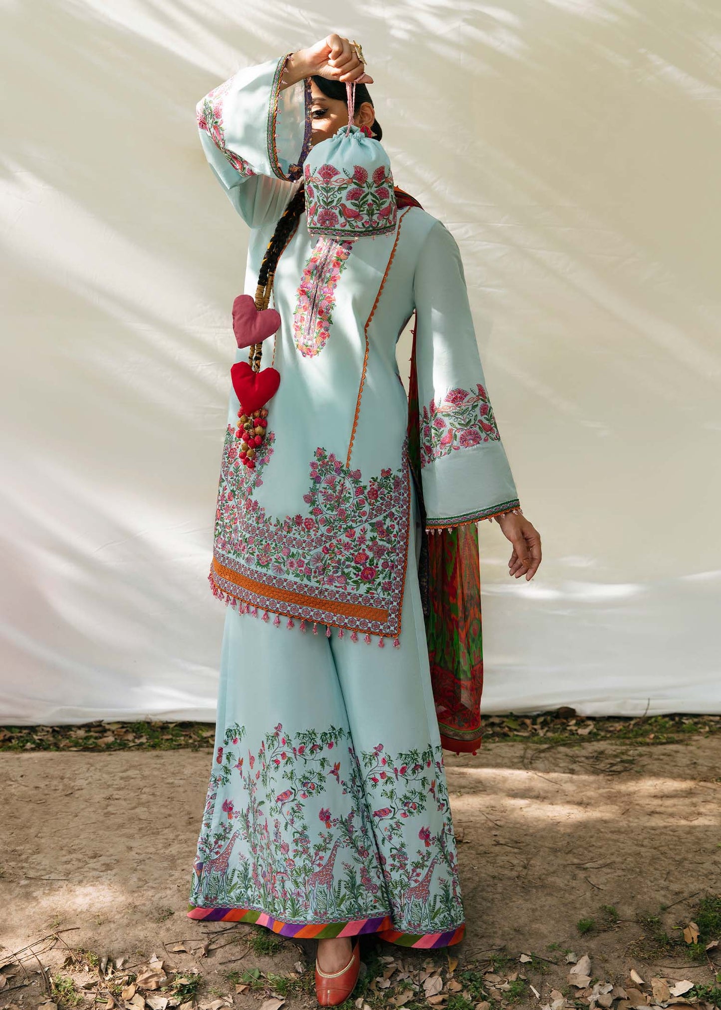 Buy Now, ARSH - Masuam Lawn Collection'23 - Hussain Rehar - Pakistani Designer Clothes - Bridal and Party Dresses - Shahana Collection UK