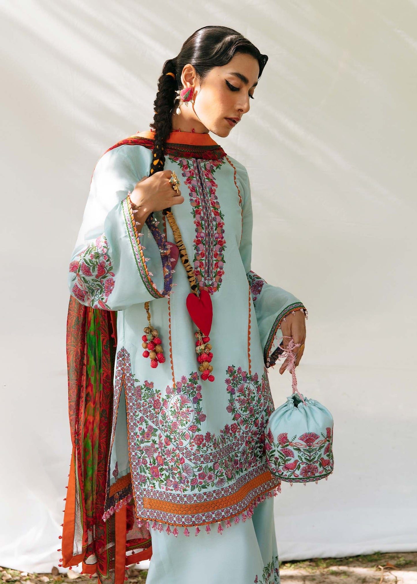 Buy Now, ARSH - Masuam Lawn Collection'23 - Hussain Rehar - Pakistani Designer Clothes - Bridal and Party Dresses - Shahana Collection UK