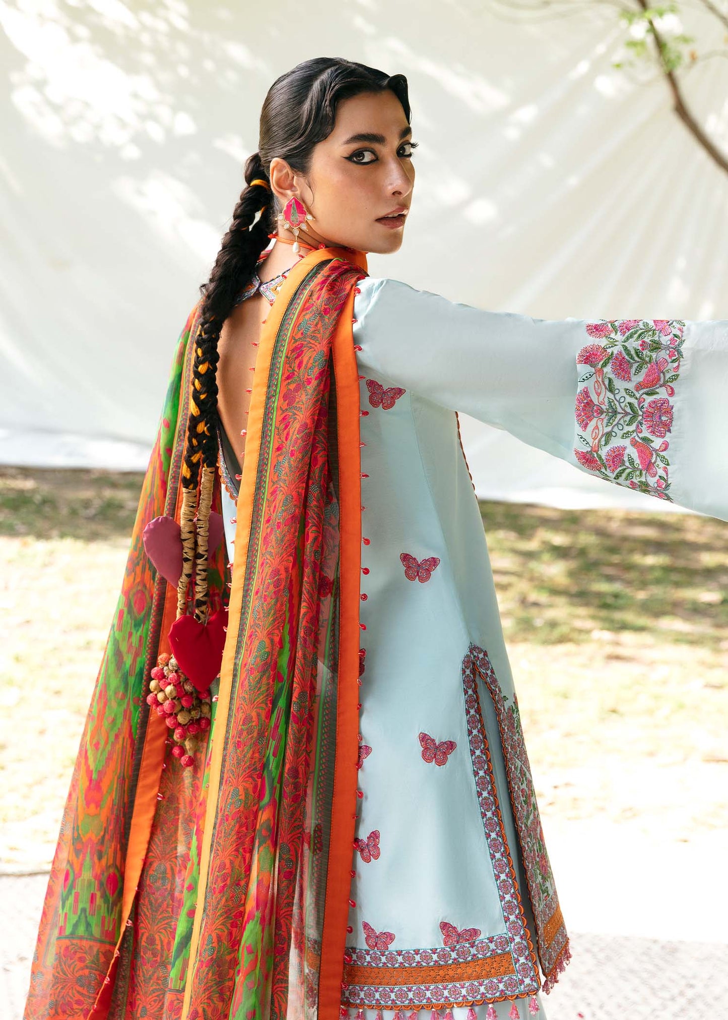 Buy Now, ARSH - Masuam Lawn Collection'23 - Hussain Rehar - Pakistani Designer Clothes - Bridal and Party Dresses - Shahana Collection UK