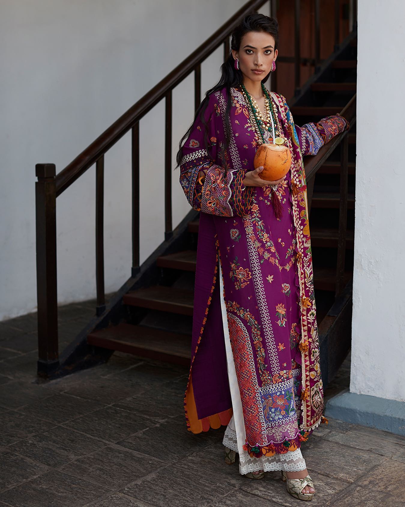 Buy Now - Aalia - Elan Lawn'23 - Shahana Collection UK - Summer Lawn - Pakistani Designer wear - Wedding and Bridal party wear dresses - Elan in UK