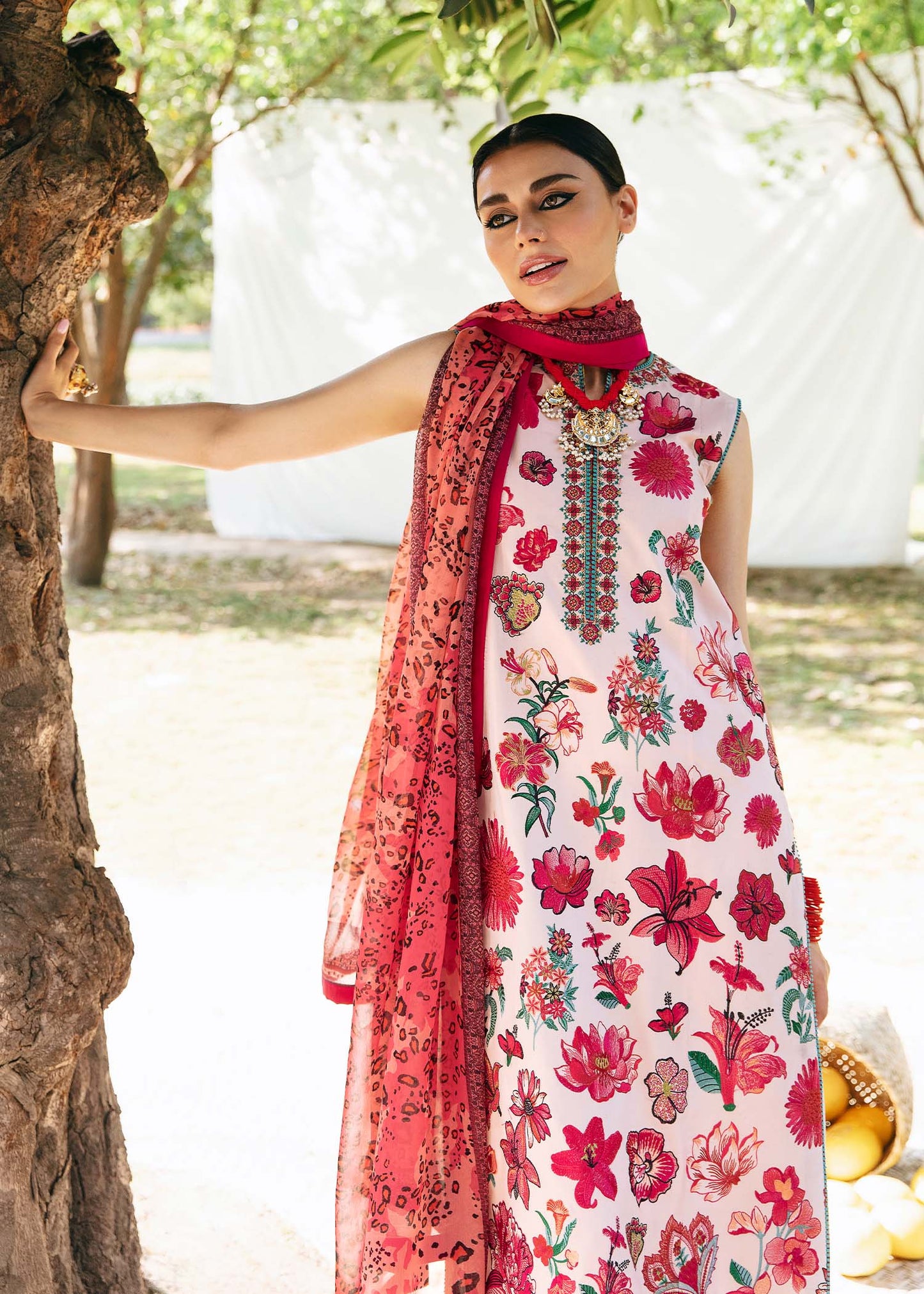 Buy Now - GAELIC - Masuam Lawn Collection'23 - Hussain Rehar - Pakistani Designer Clothes - Bridal and Party Dresses - Shahana Collection UK