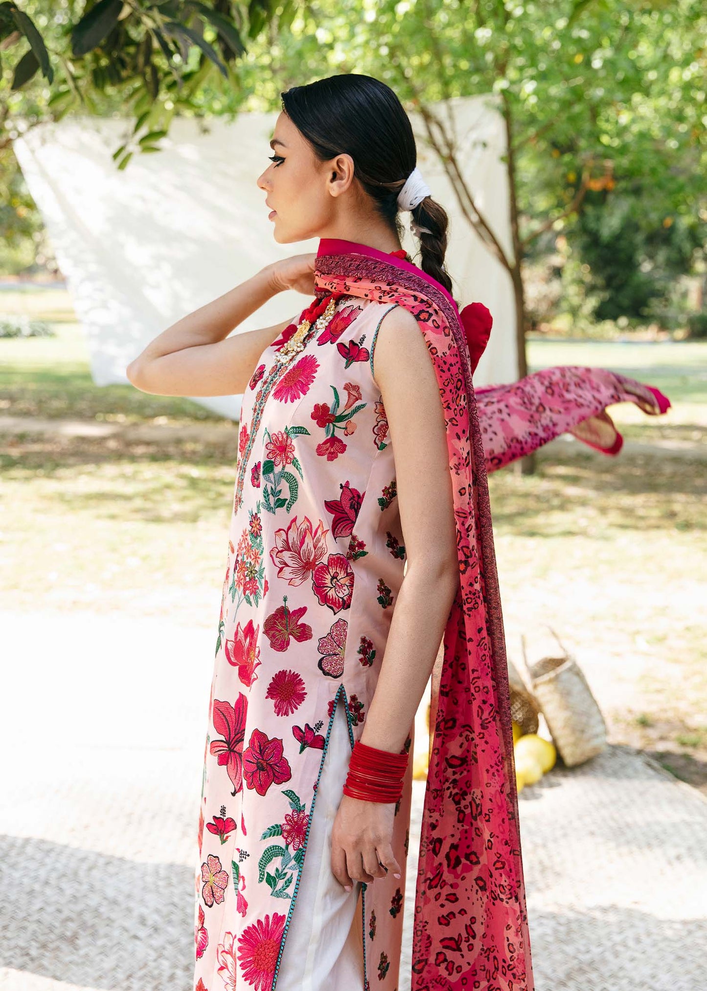 Buy Now - GAELIC - Masuam Lawn Collection'23 - Hussain Rehar - Pakistani Designer Clothes - Bridal and Party Dresses - Shahana Collection UK