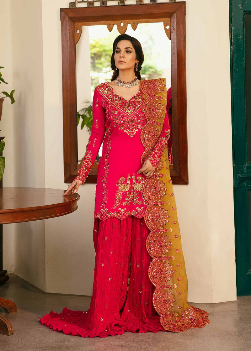 Buy Now, AMRIX - Lyali- Formals 2023 by Akbar Aslam - Wedding and Bridal Party Wear - Shahana Collection UK - Gulf fashion - Pakistani Designer Clothes in UAE