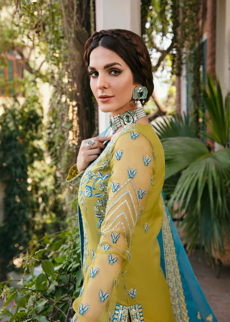 Buy Now, DAVINA - Lyali- Formals 2023 by Akbar Aslam - Wedding and Bridal Party Wear - Shahana Collection UK - Gulf fashion - Pakistani Designer Clothes in UAE