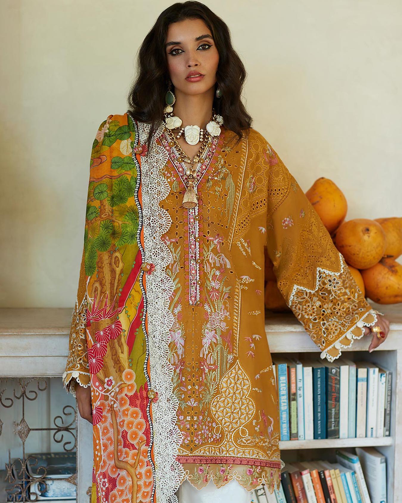 Buy Now - Ivana - Elan Lawn'23 - Shahana Collection UK - Summer Lawn - Pakistani Designer wear - Wedding and Bridal party wear dresses - Elan in UK