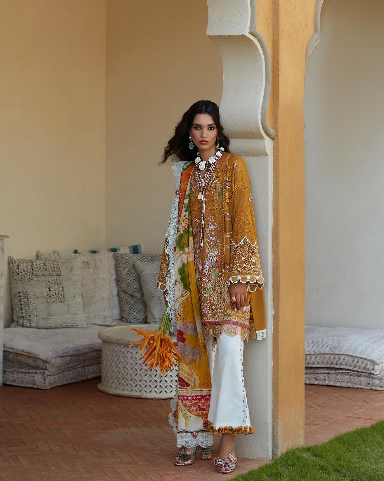 Buy Now - Ivana - Elan Lawn'23 - Shahana Collection UK - Summer Lawn - Pakistani Designer wear - Wedding and Bridal party wear dresses - Elan in UK