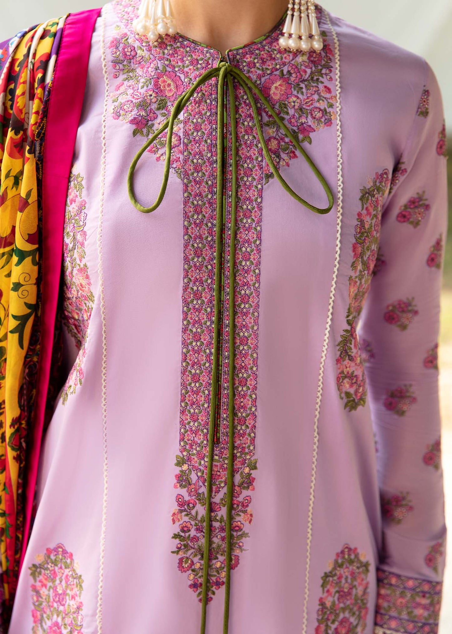Buy Now - KASNI - Masuam Lawn Collection'23 - Hussain Rehar - Pakistani Designer Clothes - Bridal and Party Dresses - Shahana Collection UK