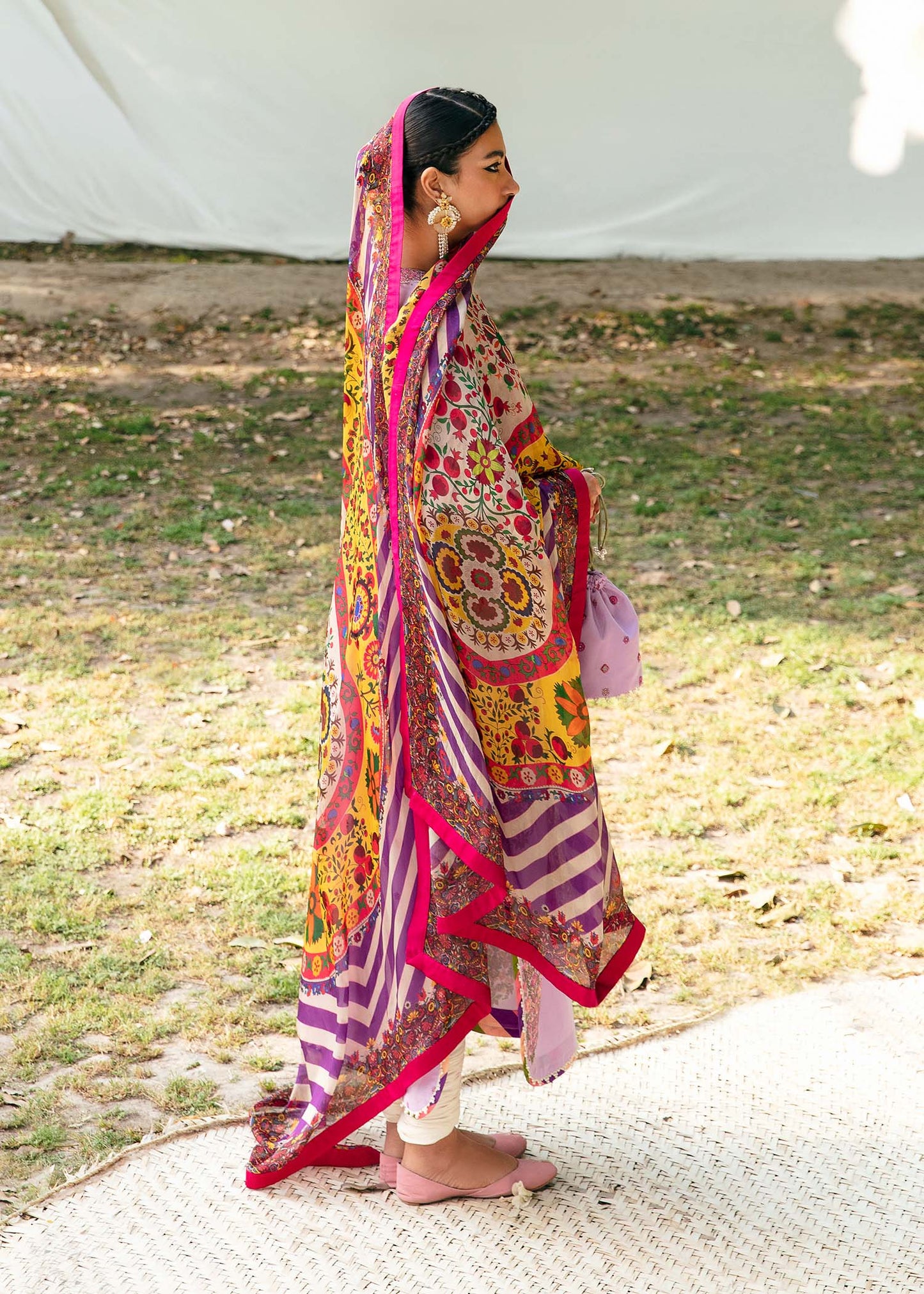Buy Now - KASNI - Masuam Lawn Collection'23 - Hussain Rehar - Pakistani Designer Clothes - Bridal and Party Dresses - Shahana Collection UK
