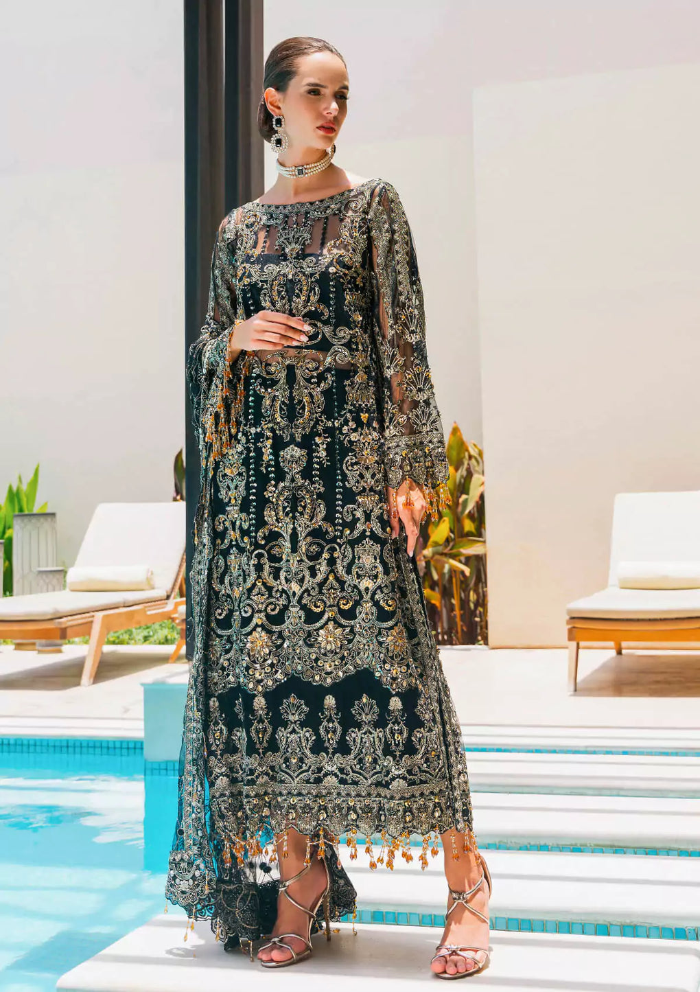 Buy Now, ZAFIR - Evara - Wedding Festive 2023 - Elaf Premium - Wedding and Bridal Party Dresses - Shahana Collection UK