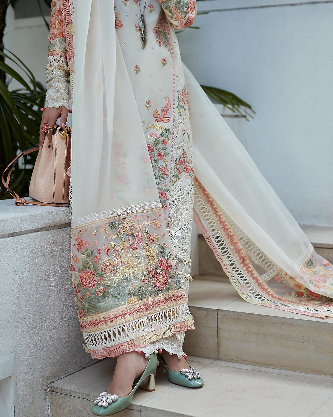 Buy Now - Nysa (2B) - Elan Lawn'23 - Shahana Collection UK - Summer Lawn - Pakistani Designer wear - Wedding and Bridal party wear dresses - Elan in UK