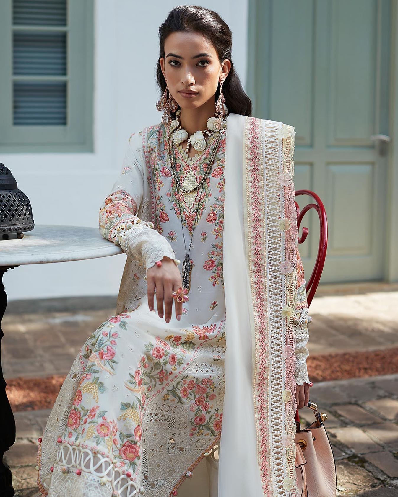 Buy Now - Nysa (2B) - Elan Lawn'23 - Shahana Collection UK - Summer Lawn - Pakistani Designer wear - Wedding and Bridal party wear dresses - Elan in UK