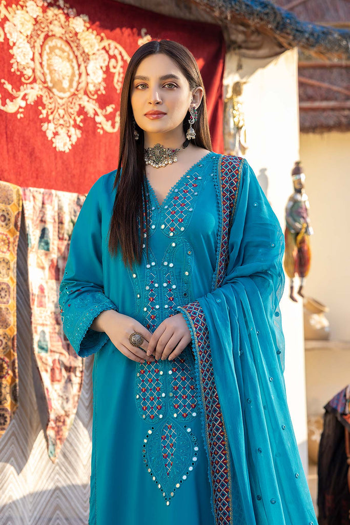 Buy Now, 08 - Reem Premium Embroidered Vol 1 Lawn 2023 - Charizma - Eid Edit 2023 - Shahana Collection UK - Wedding and Bridal Party Dresses