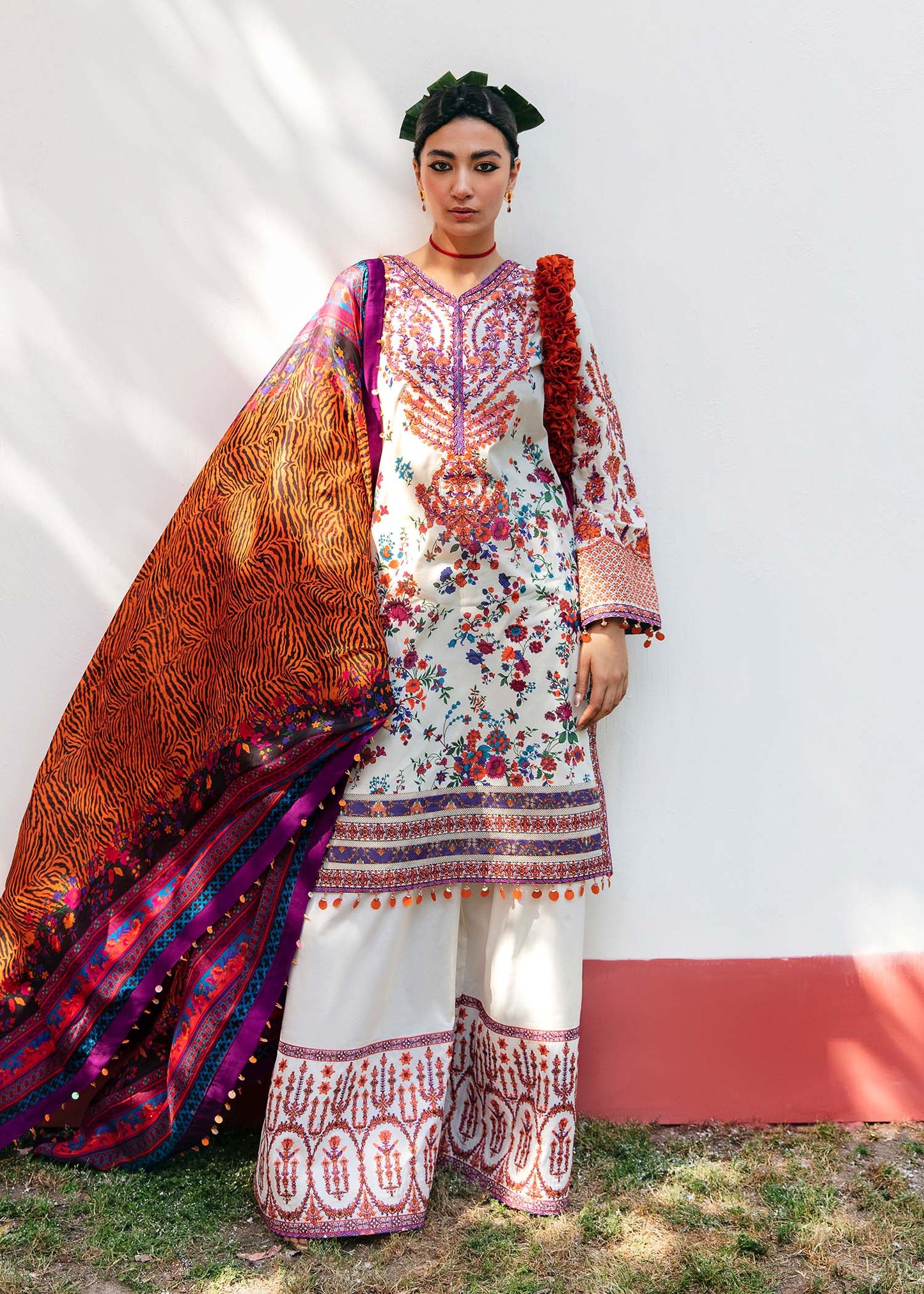 Buy Now, SHAFAF - Masuam Lawn Collection'23 - Hussain Rehar - Pakistani Designer Clothes - Bridal and Party Dresses - Shahana Collection UK