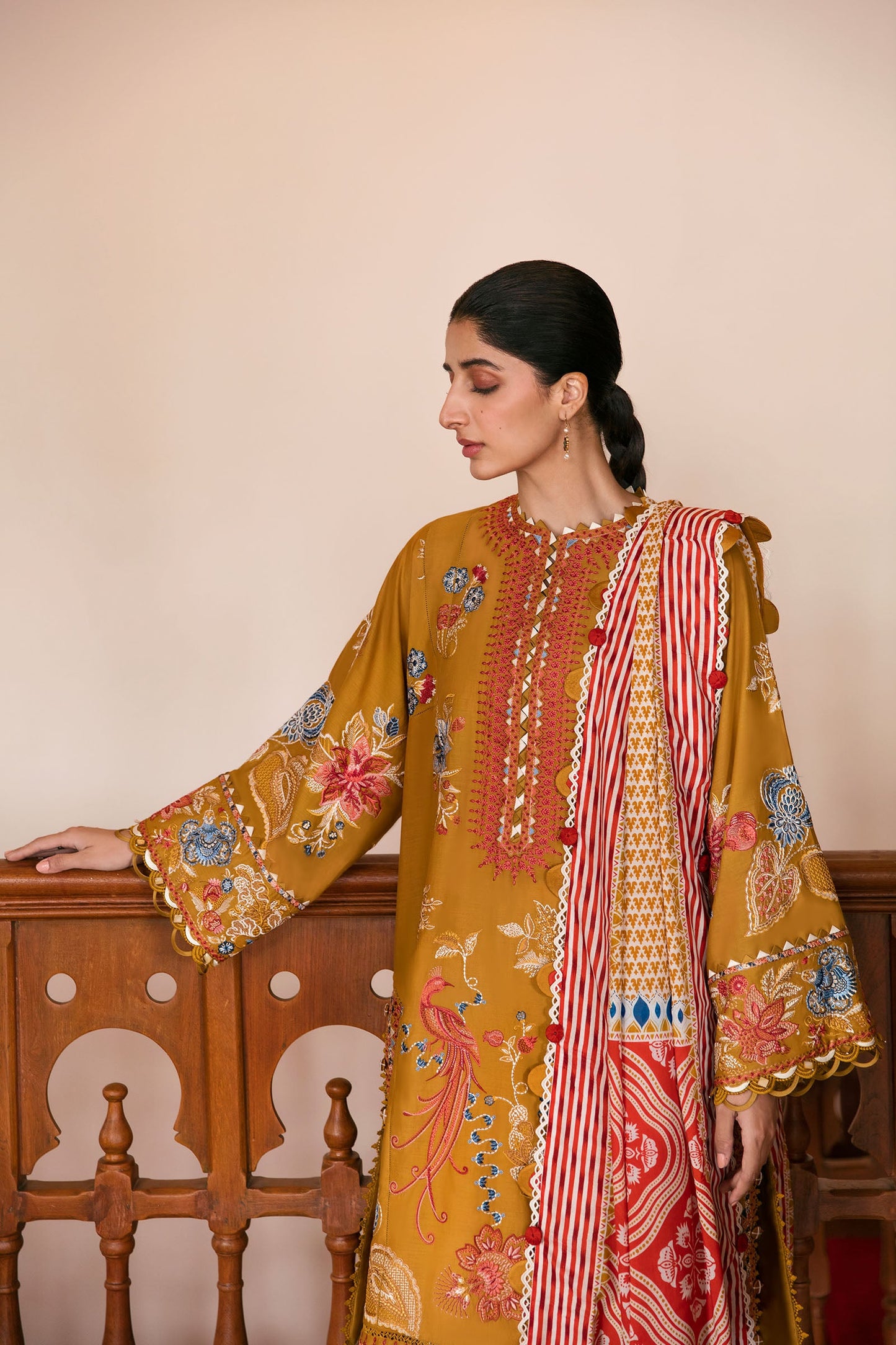 Shop Now, DERIN (ZF23-02) - Festive Eid Edit 2023 - ZAHA - Shahana Collection UK - Wedding and Bridal Party Dresses