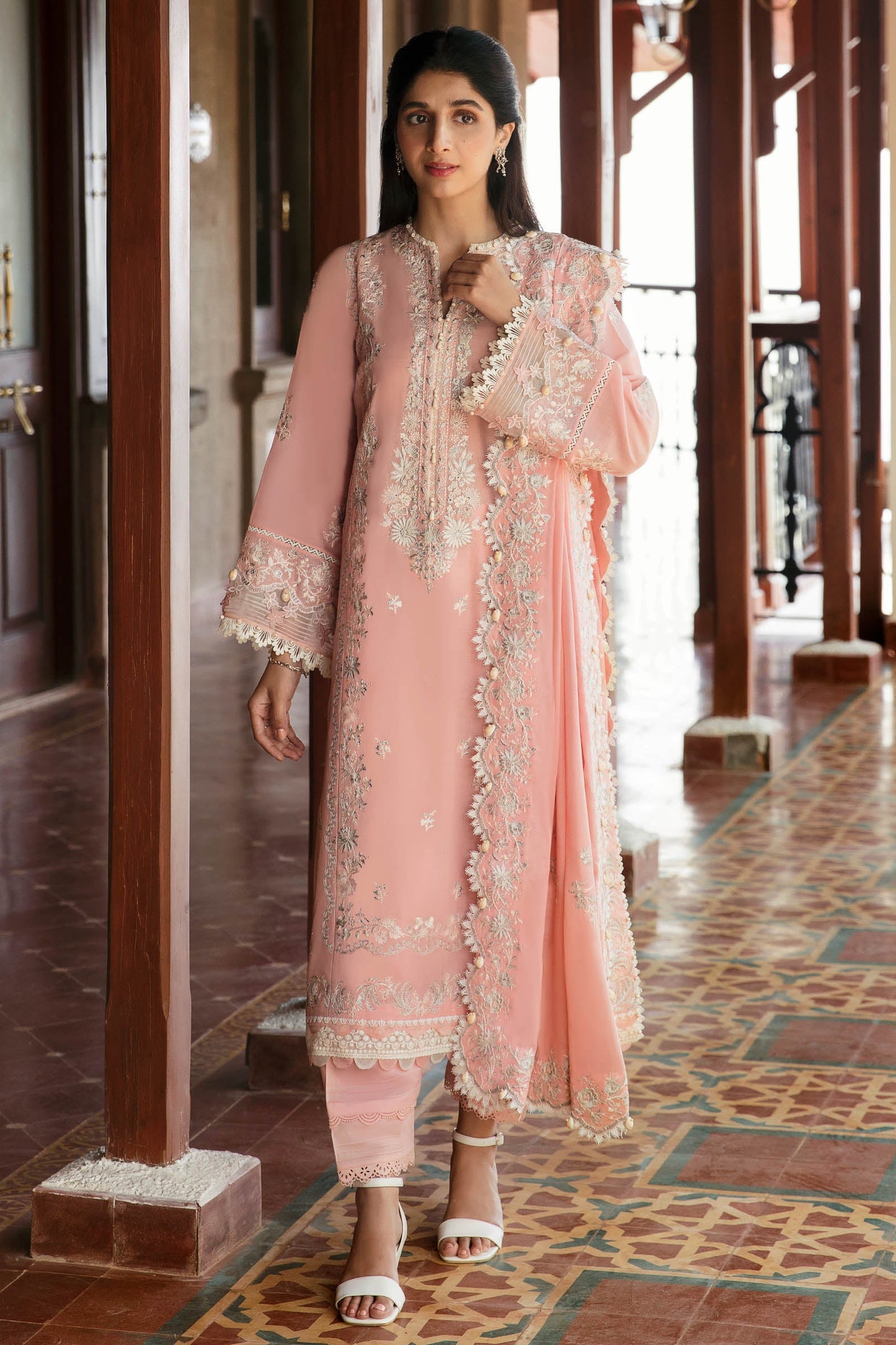 Shop Now, ELA (ZF23-06) - Festive Eid Edit 2023 - ZAHA - Shahana Collection UK - Wedding and Bridal Party Dresses