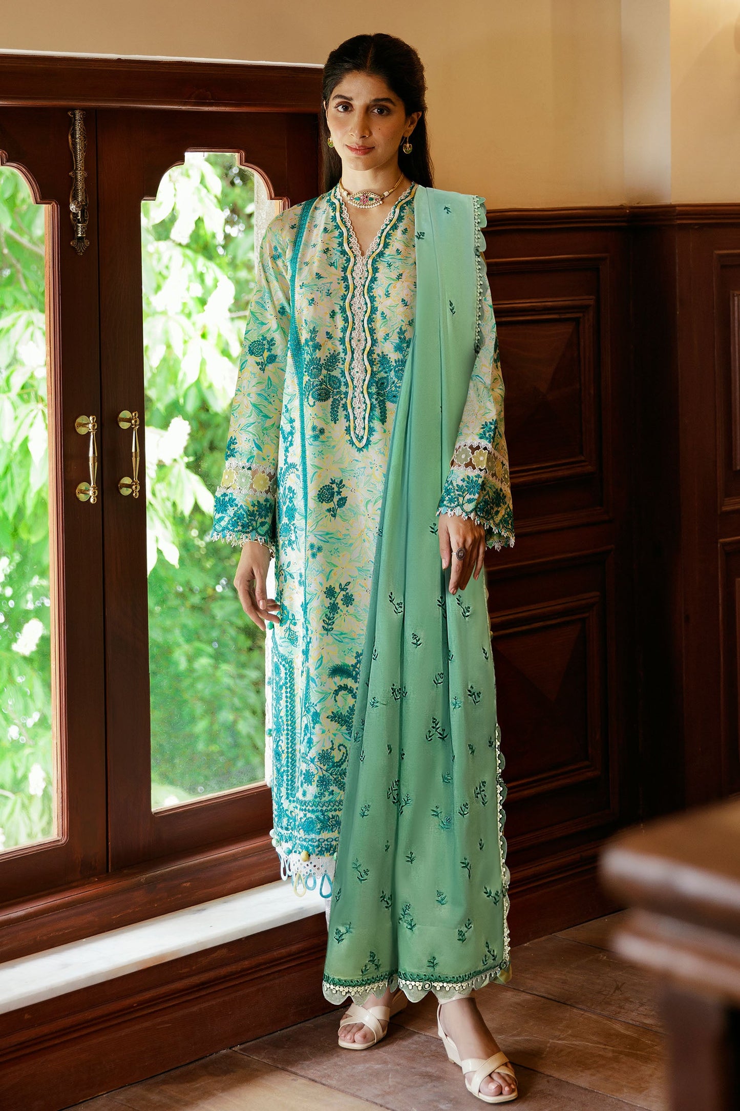 Shop Now, SENA (ZF23-09) - Festive Eid Edit 2023 - ZAHA - Shahana Collection UK - Wedding and Bridal Party Dresses