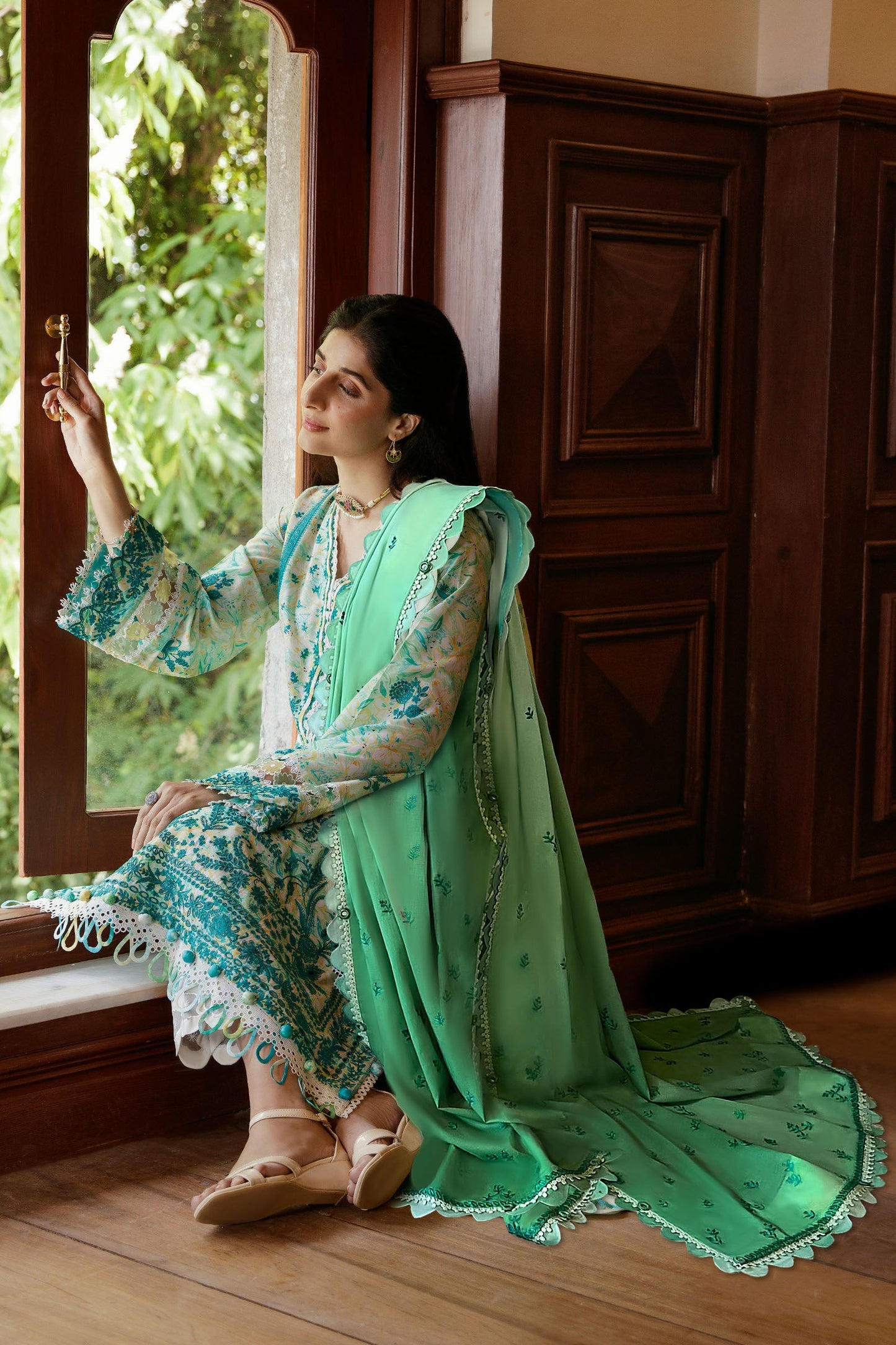 Shop Now, SENA (ZF23-09) - Festive Eid Edit 2023 - ZAHA - Shahana Collection UK - Wedding and Bridal Party Dresses