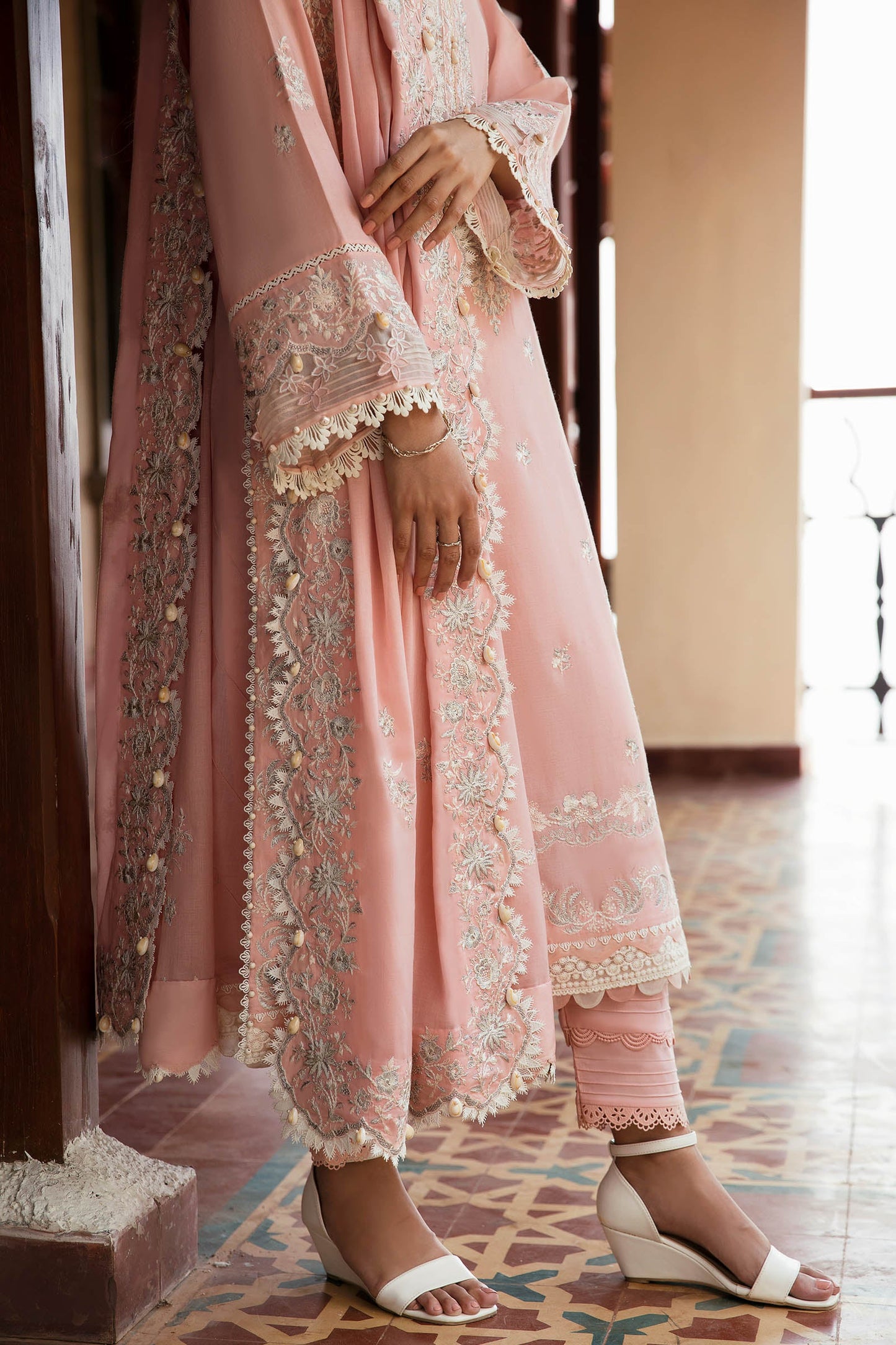 Shop Now, ELA (ZF23-06) - Festive Eid Edit 2023 - ZAHA - Shahana Collection UK - Wedding and Bridal Party Dresses