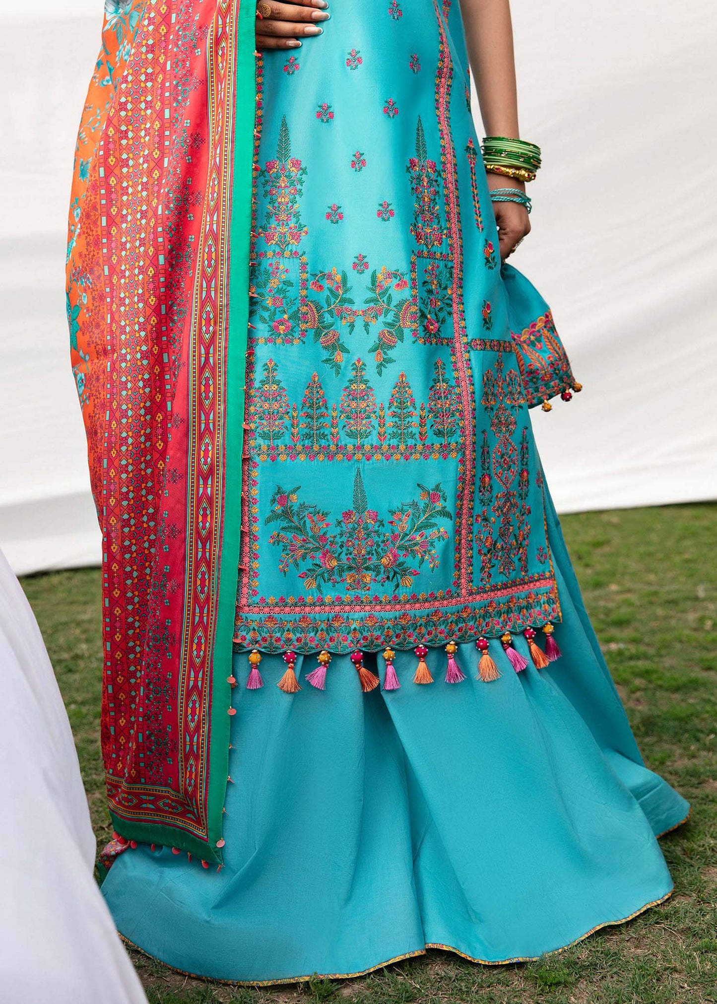 Buy Now, ZAIR - Masuam Lawn Collection'23 - Hussain Rehar - Pakistani Designer Clothes - Bridal and Party Dresses - Shahana Collection UK