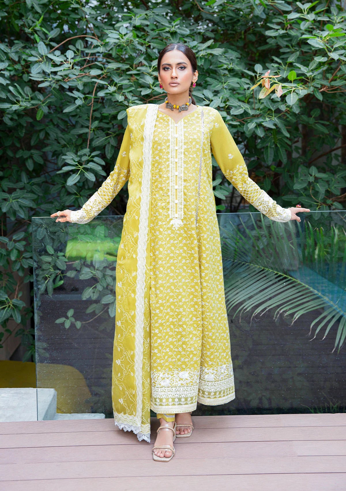 Buy Now, LOOK 1A - AIK Lawn'23 - Vol. 2 - Shahana Collection UK - Wedding and Bridal Party Dresses - Aik Atelier