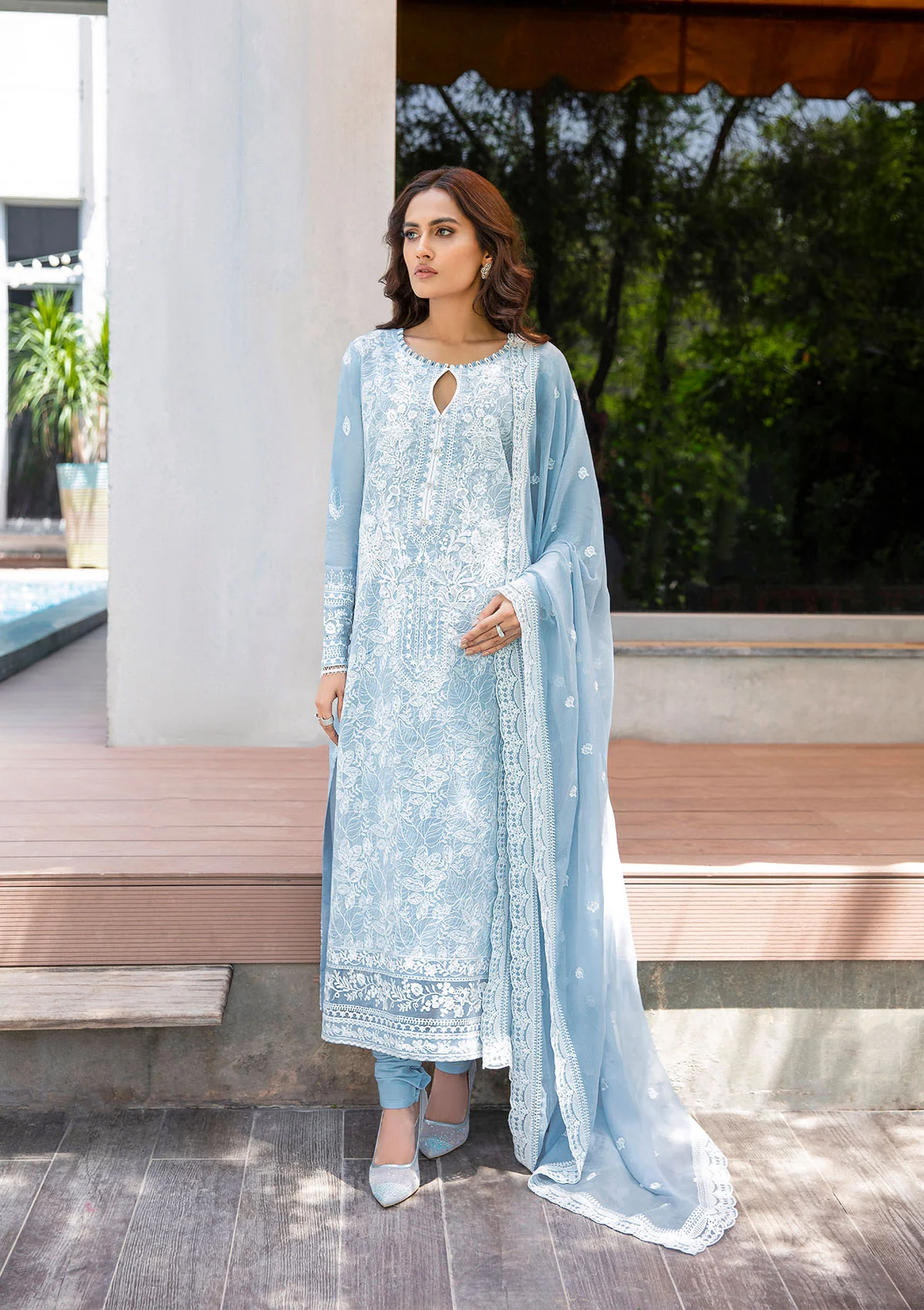 Buy Now, LOOK 2A - AIK Lawn'23 - Vol. 2 - Shahana Collection UK - Wedding and Bridal Party Dresses - Aik Atelier