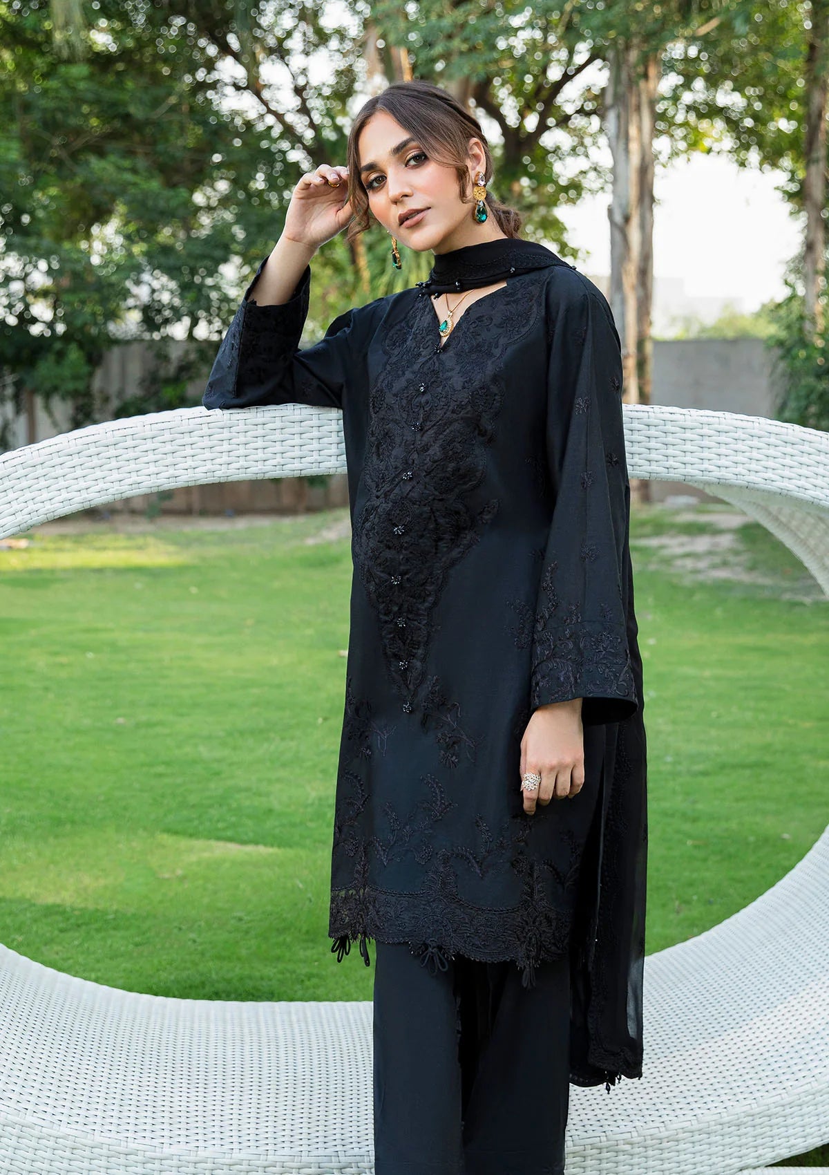 Buy Now, LOOK 5A - AIK Lawn'23 - Vol. 2 - Shahana Collection UK - Wedding and Bridal Party Dresses - Aik Atelier