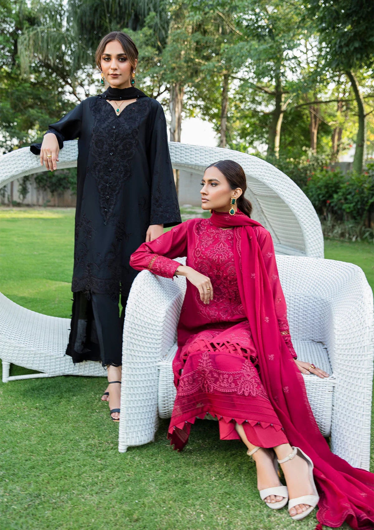 Buy Now, LOOK 5A - AIK Lawn'23 - Vol. 2 - Shahana Collection UK - Wedding and Bridal Party Dresses - Aik Atelier