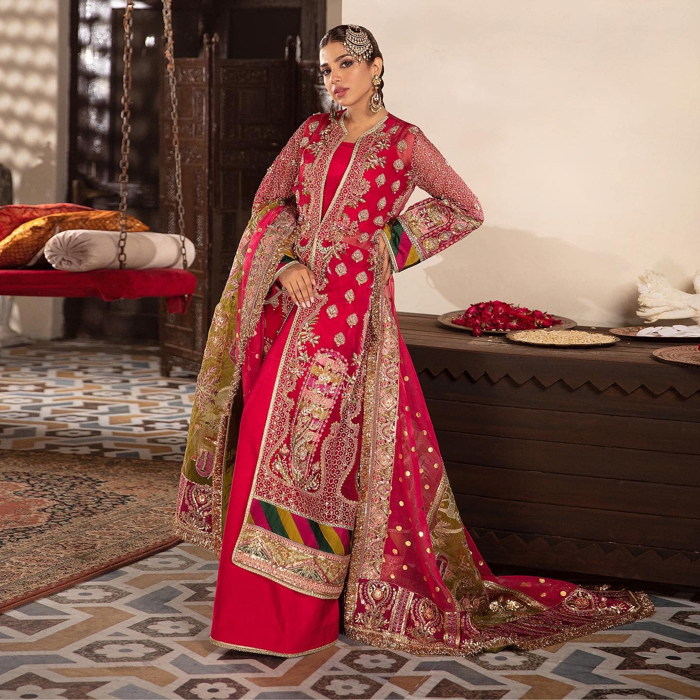 D#6 Bano- Gulaab - Wedding Collection by Maryam Hussain 2022 - Shahana Collection UK - Maryam Hussain in UK