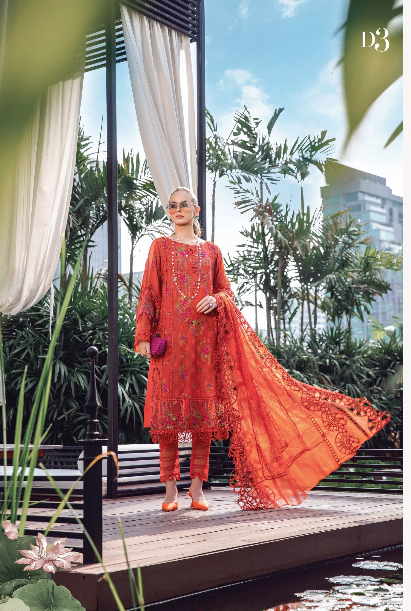 Imperial & Splendor - Maria. B Luxury Lawn Eid 2023 - Pakistani Designer Lawn - Wedding bridal and party dresses - Shahana Collection UK - Maria B in UK