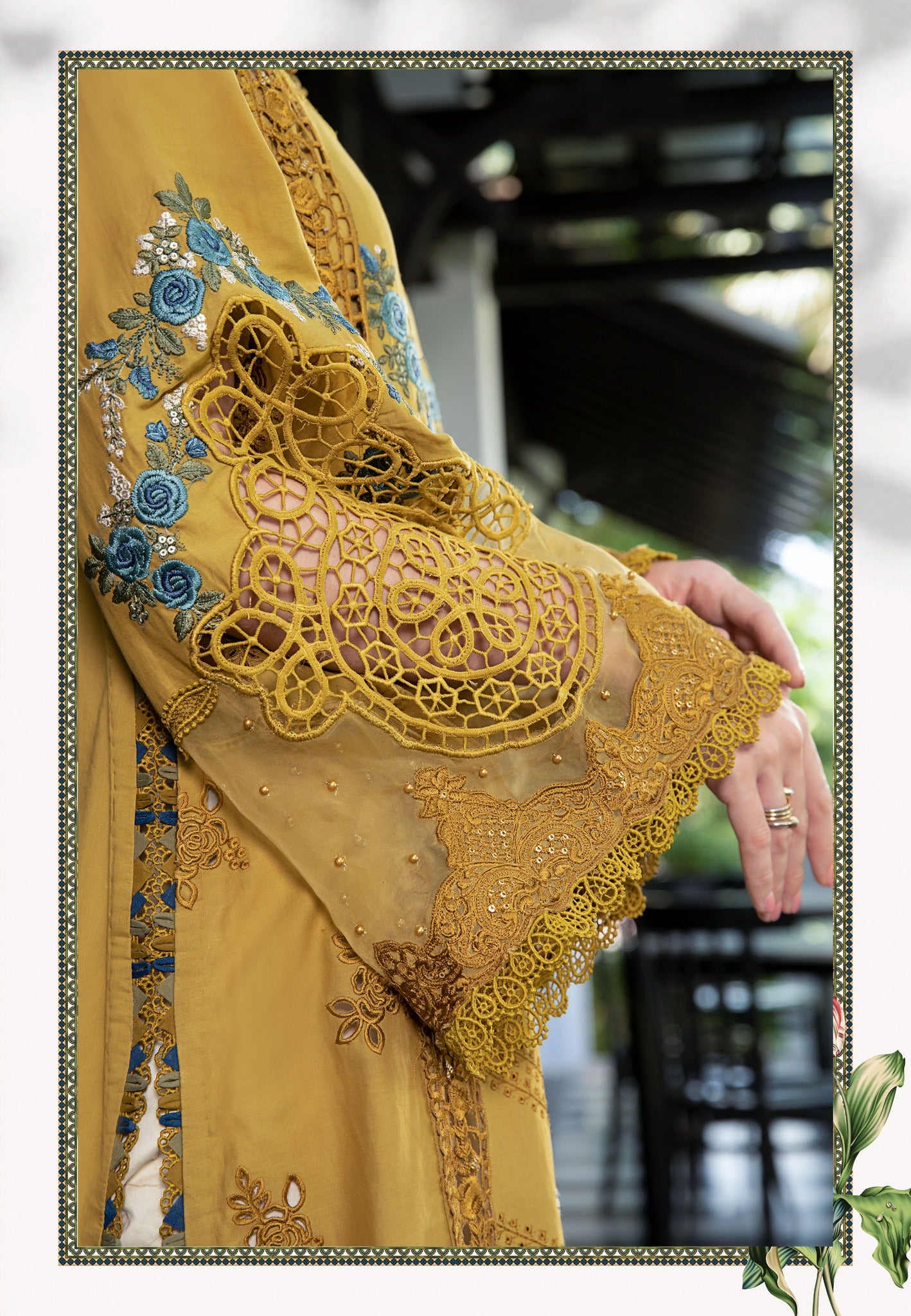 Royal Amber - Maria. B Luxury Lawn Eid 2023 - Pakistani Designer Lawn - Wedding bridal and party dresses - Shahana Collection UK - Maria B in UK