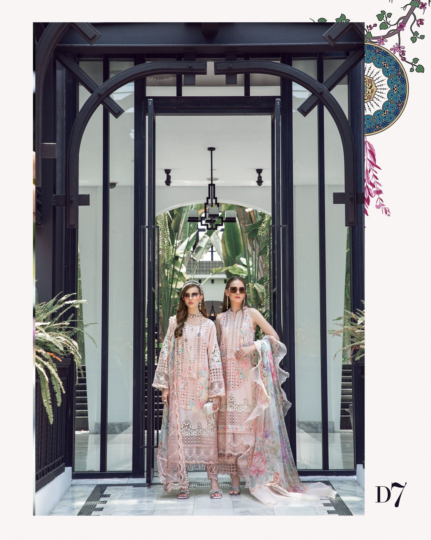 Mystic Blust - Maria. B Luxury Lawn Eid 2023 - Pakistani Designer Lawn - Wedding bridal and party dresses - Shahana Collection UK - Maria B in UK