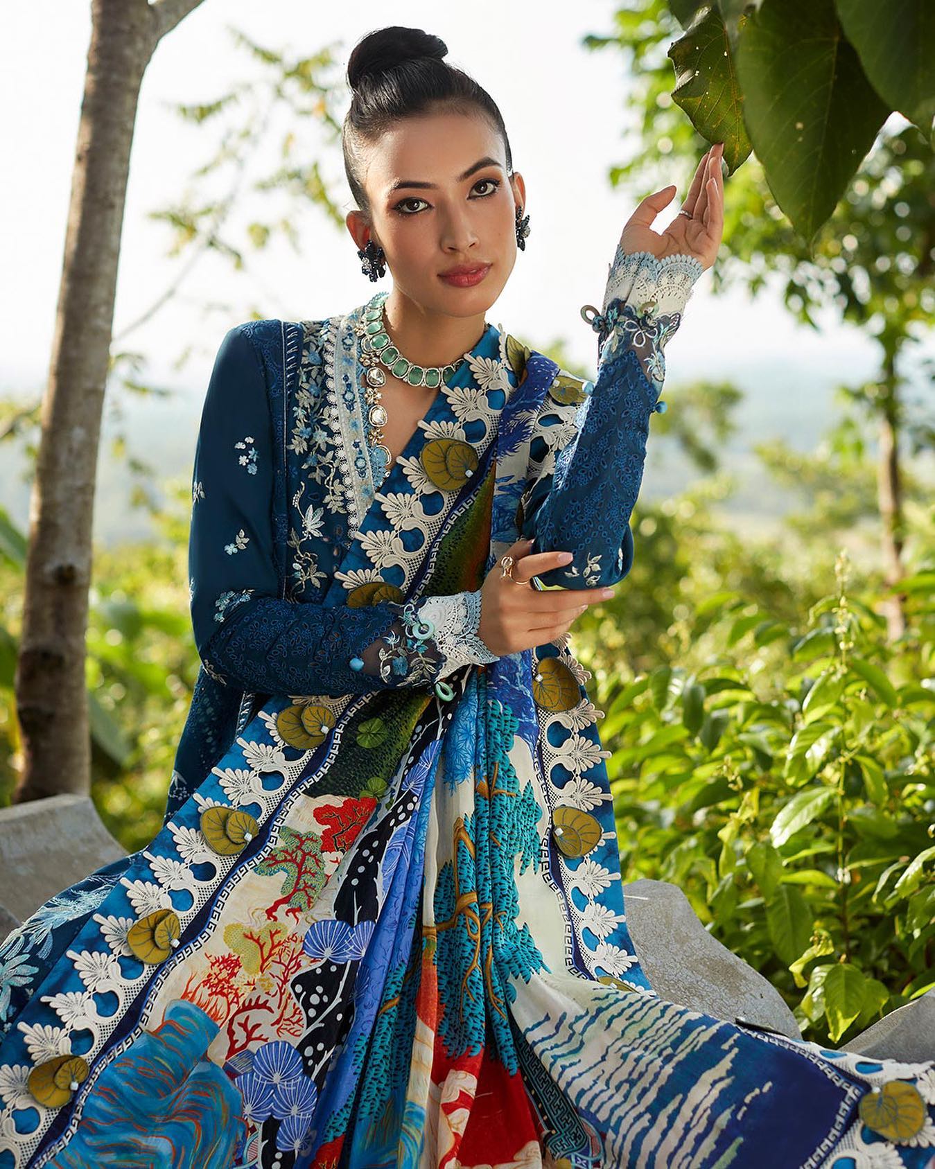 Buy Now - Ivana - Elan Lawn'23 - Shahana Collection UK - Summer Lawn - Pakistani Designer wear - Wedding and Bridal party wear dresses - Elan in UK