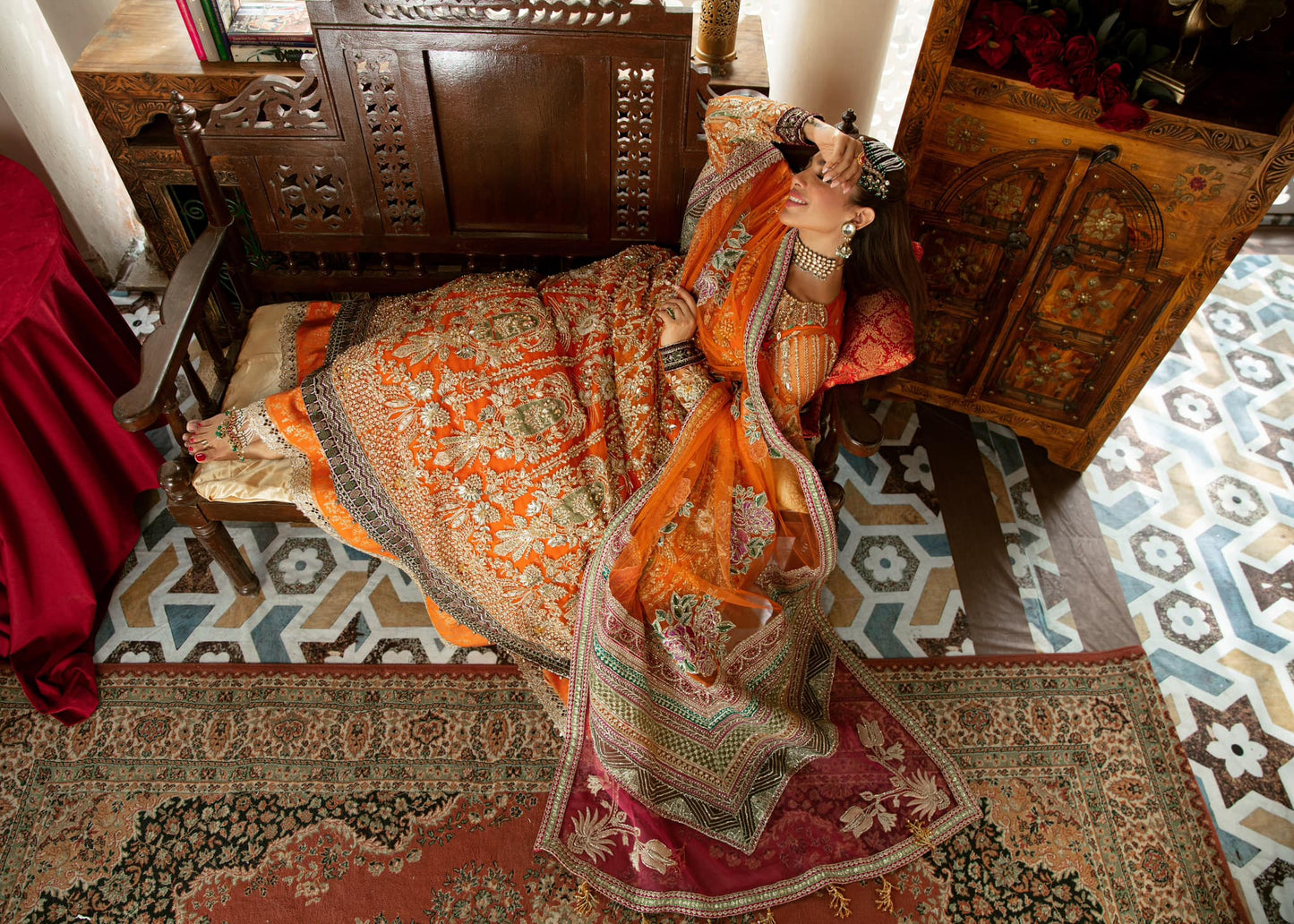 D#8 Kesar - Gulaab - Wedding Collection by Maryam Hussain 2022 - Shahana Collection UK - Maryam Hussain in UK
