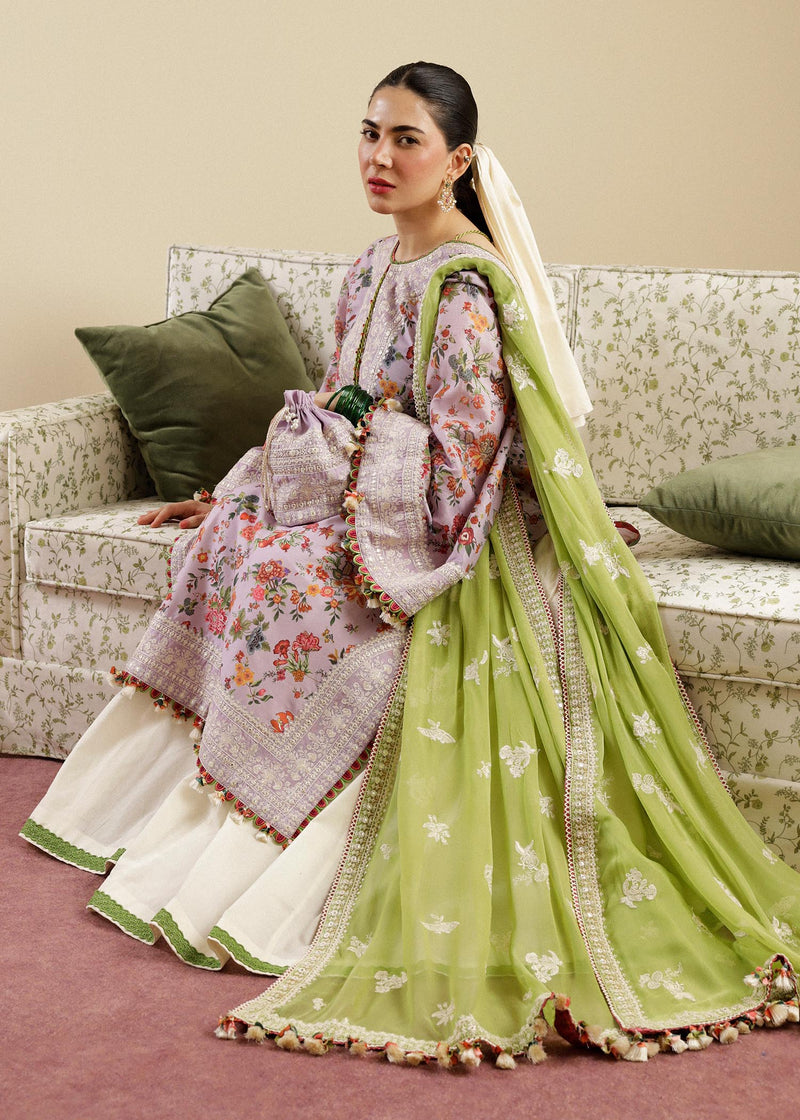 Buy Now, Lilac - Factory No. 21 - Eid Spring/Spring Lawn'23 - Hussain Rehar - Shahana Collection UK - Wedding and Bridal Party Dresses