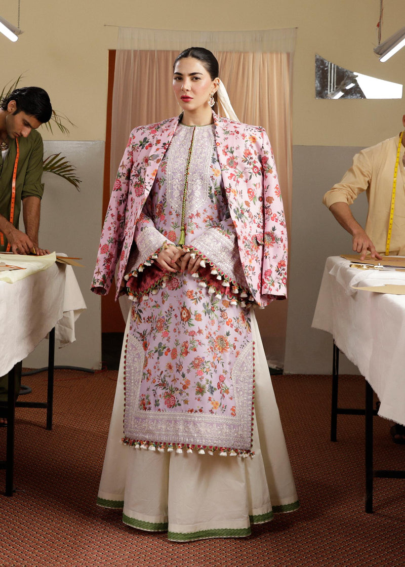 Buy Now, Lilac - Factory No. 21 - Eid Spring/Spring Lawn'23 - Hussain Rehar - Shahana Collection UK - Wedding and Bridal Party Dresses