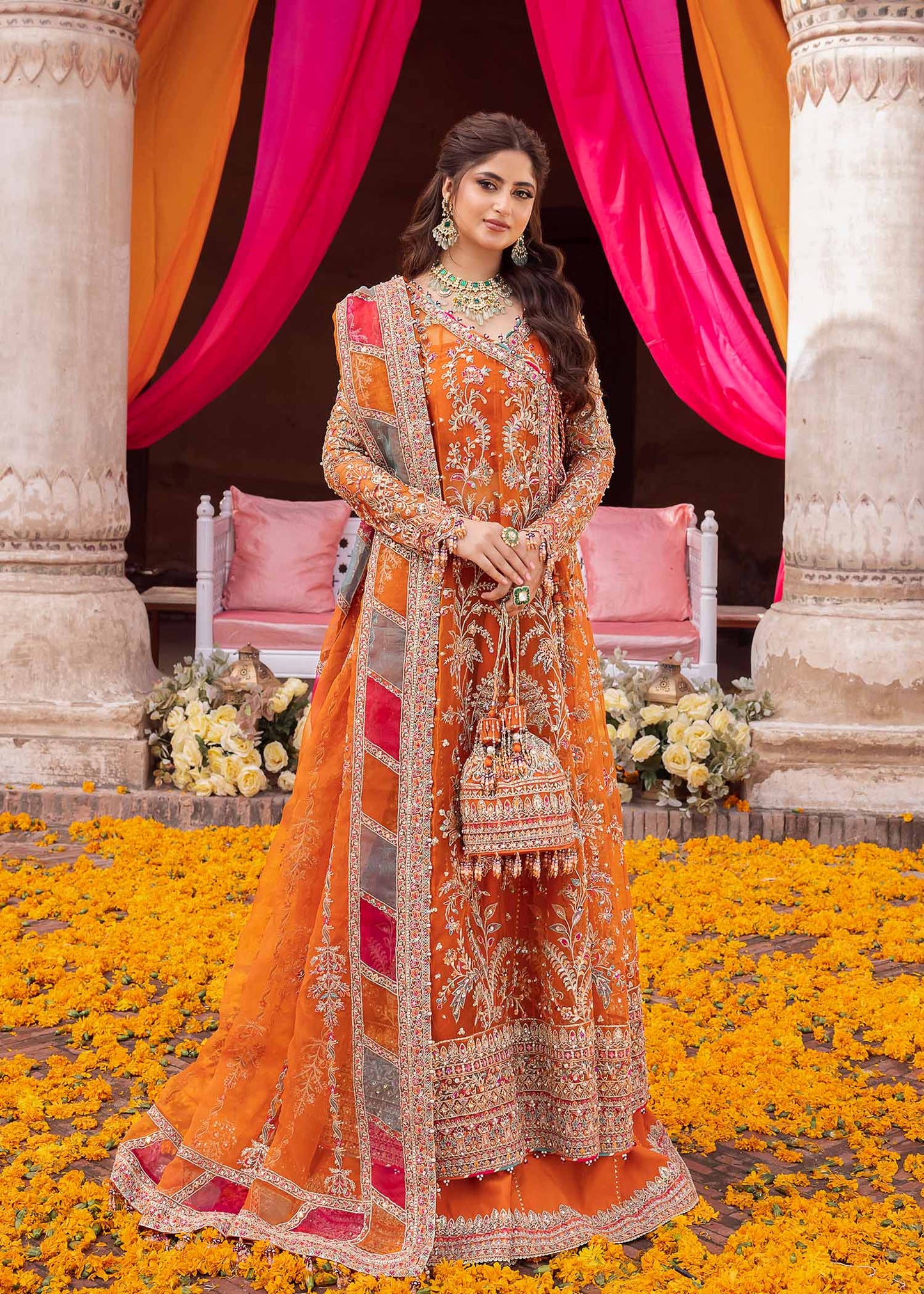 Buy Now, Mina - Maahi Festive'23 Vol III - Kanwal Malik - Wedding and Bridal Party Dresses - Shahana Collection UK - Pakistani Designer Wear in UK