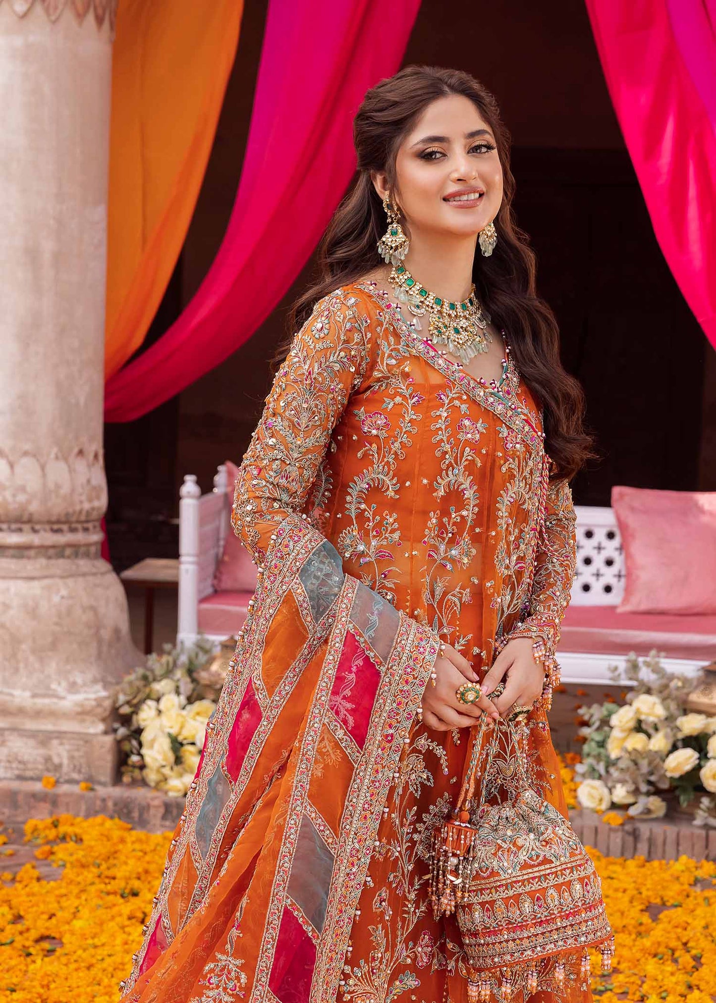 Buy Now, Mina - Maahi Festive'23 Vol III - Kanwal Malik - Wedding and Bridal Party Dresses - Shahana Collection UK - Pakistani Designer Wear in UK