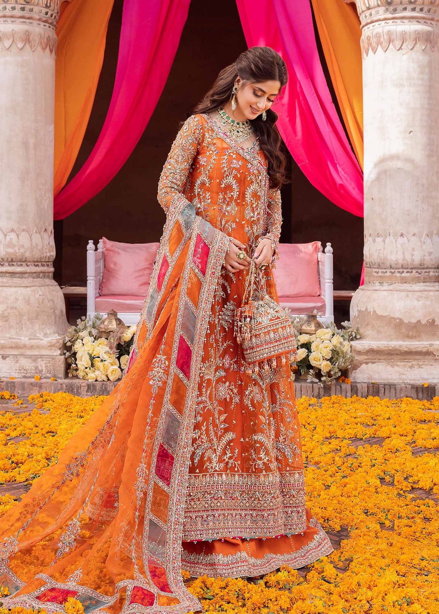 Buy Now, Mina - Maahi Festive'23 Vol III - Kanwal Malik - Wedding and Bridal Party Dresses - Shahana Collection UK - Pakistani Designer Wear in UK