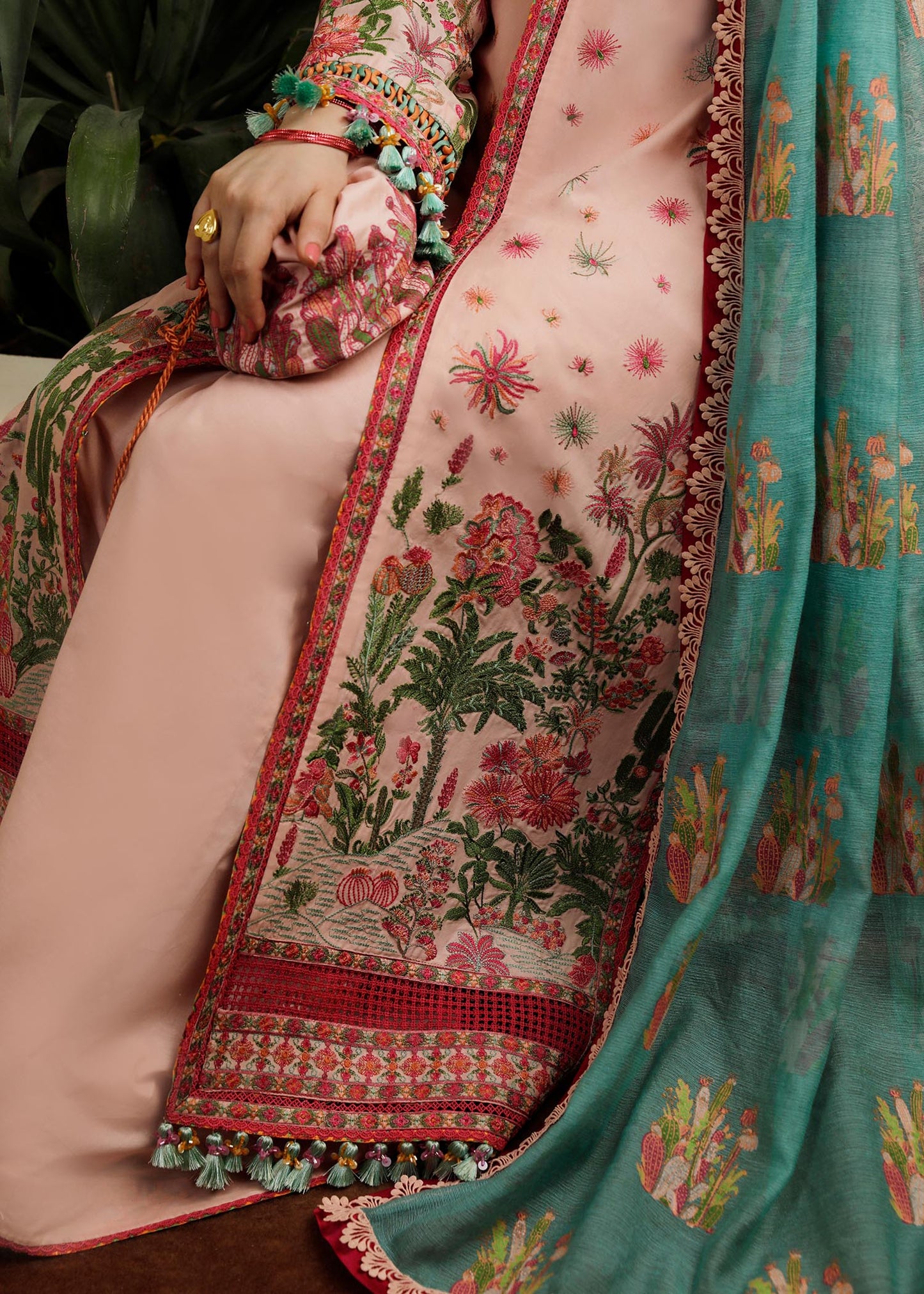 Buy Now, Pembe - Factory No. 21 - Eid Spring/Spring Lawn'23 - Hussain Rehar - Shahana Collection UK - Wedding and Bridal Party Dresses