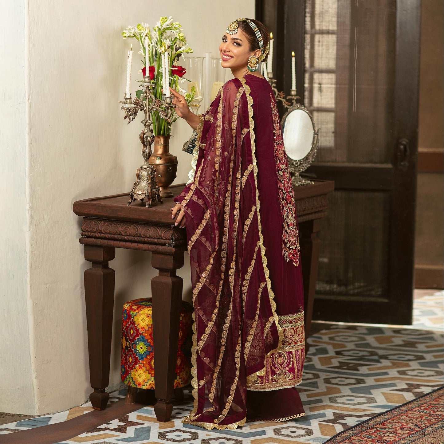 D#4 Zeenia - Gulaab - Wedding Collection by Maryam Hussain 2022 - Shahana Collection UK - Maryam Hussain in UK
