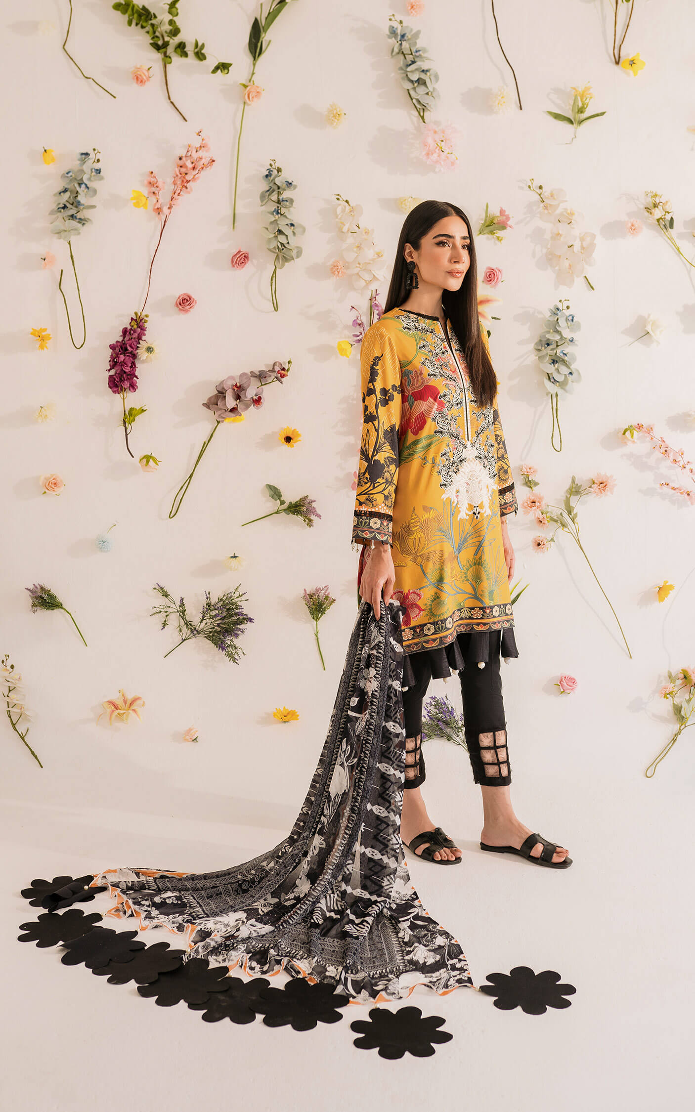 MKL - 01 - Meraki Summer Vol 1 - Asifa n Nabeel Lawn Collection 2023 - Shahana Collection UK - Asifa n Nabeel in UK - Eid Edit 2023