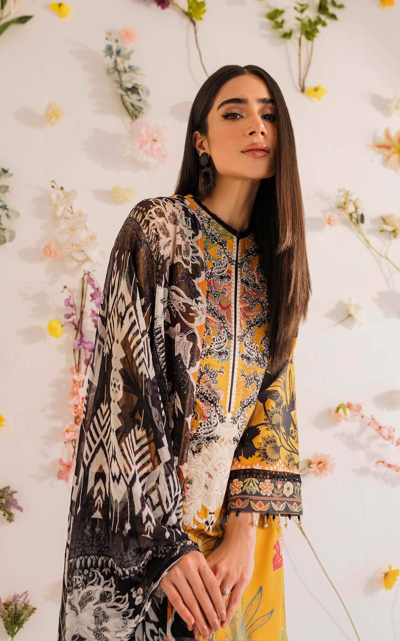 MKL - 01 - Meraki Summer Vol 1 - Asifa n Nabeel Lawn Collection 2023 - Shahana Collection UK - Asifa n Nabeel in UK - Eid Edit 2023
