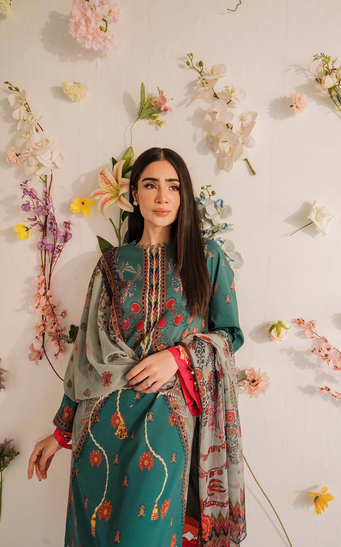 MKL - 03 - Meraki Summer Vol 1 - Asifa n Nabeel Lawn Collection 2023 - Shahana Collection UK - Asifa n Nabeel in UK - Eid Edit 2023