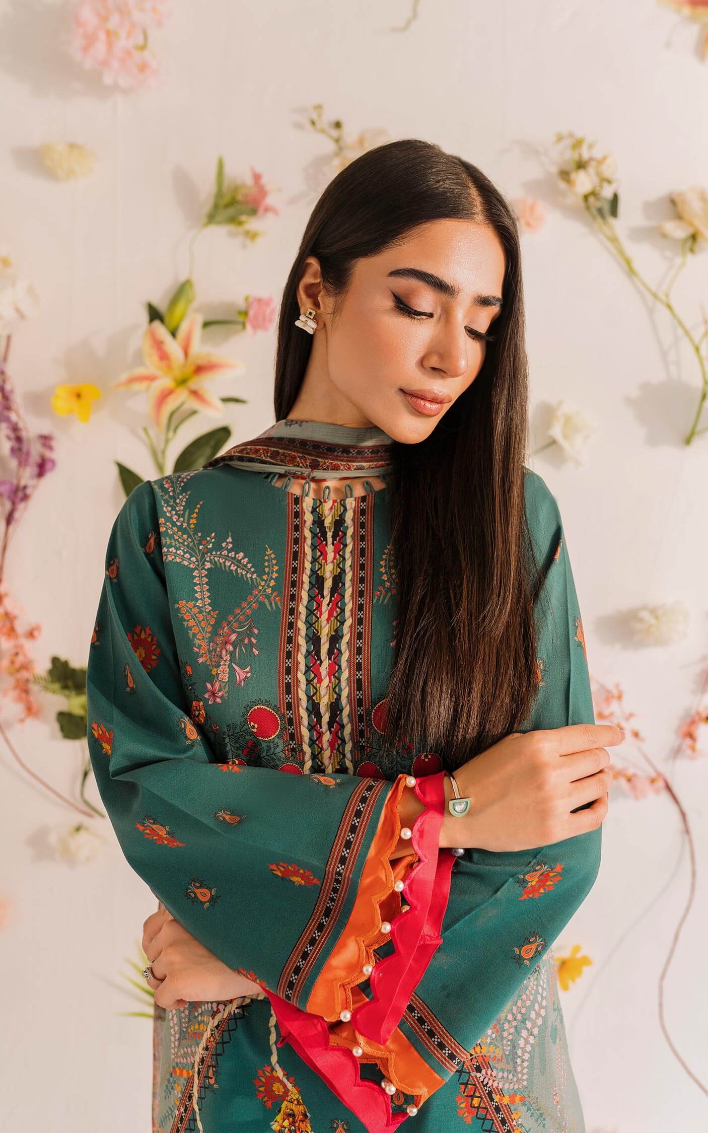 MKL - 03 - Meraki Summer Vol 1 - Asifa n Nabeel Lawn Collection 2023 - Shahana Collection UK - Asifa n Nabeel in UK - Eid Edit 2023