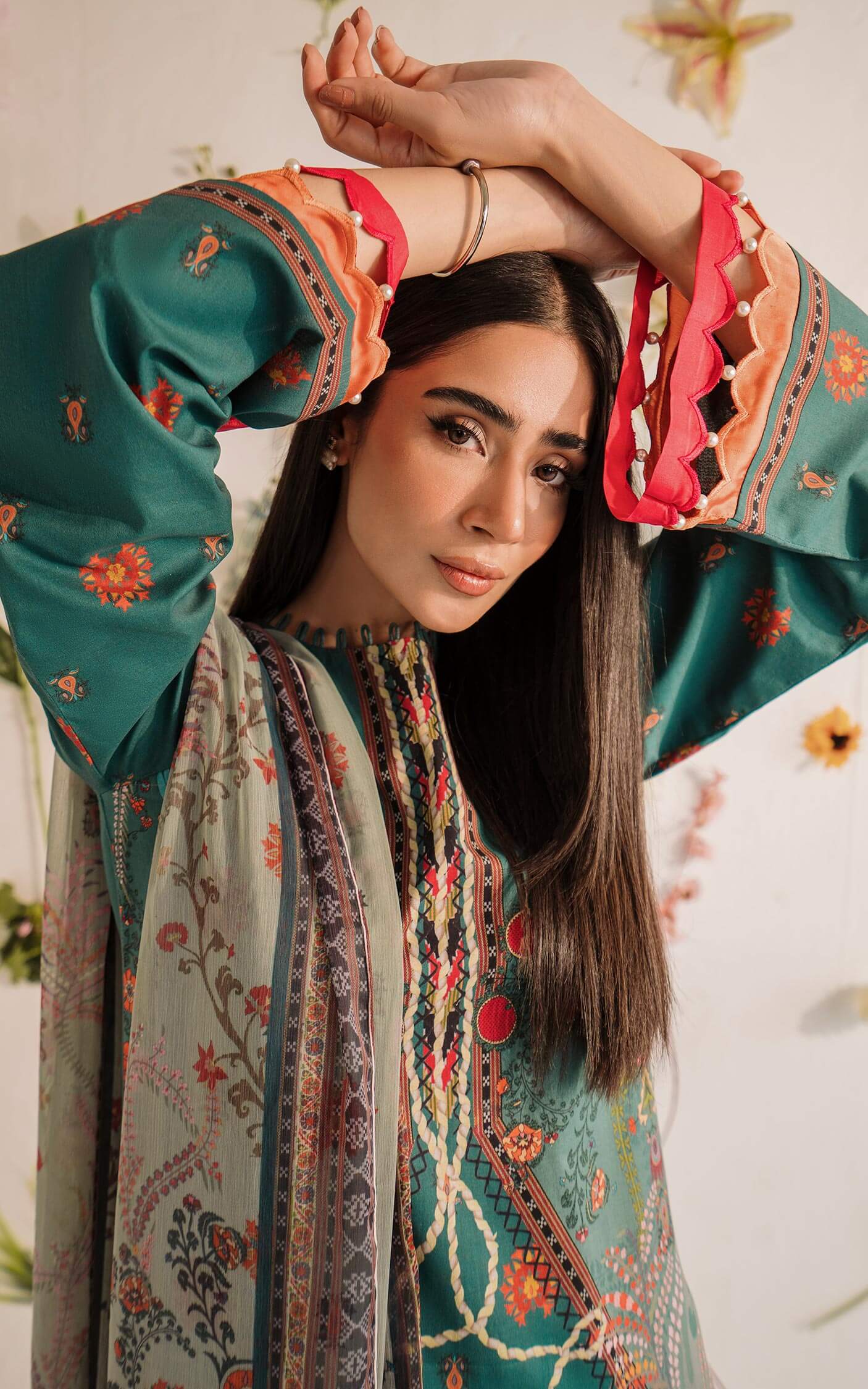 MKL - 03 - Meraki Summer Vol 1 - Asifa n Nabeel Lawn Collection 2023 - Shahana Collection UK - Asifa n Nabeel in UK - Eid Edit 2023