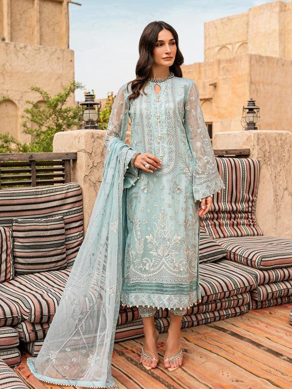 Asmarah - Gulaal Embroidered Chiffon 2022 - Asmarah - Gulaal Embroidered Chiffon 2022 - Shahana Collection