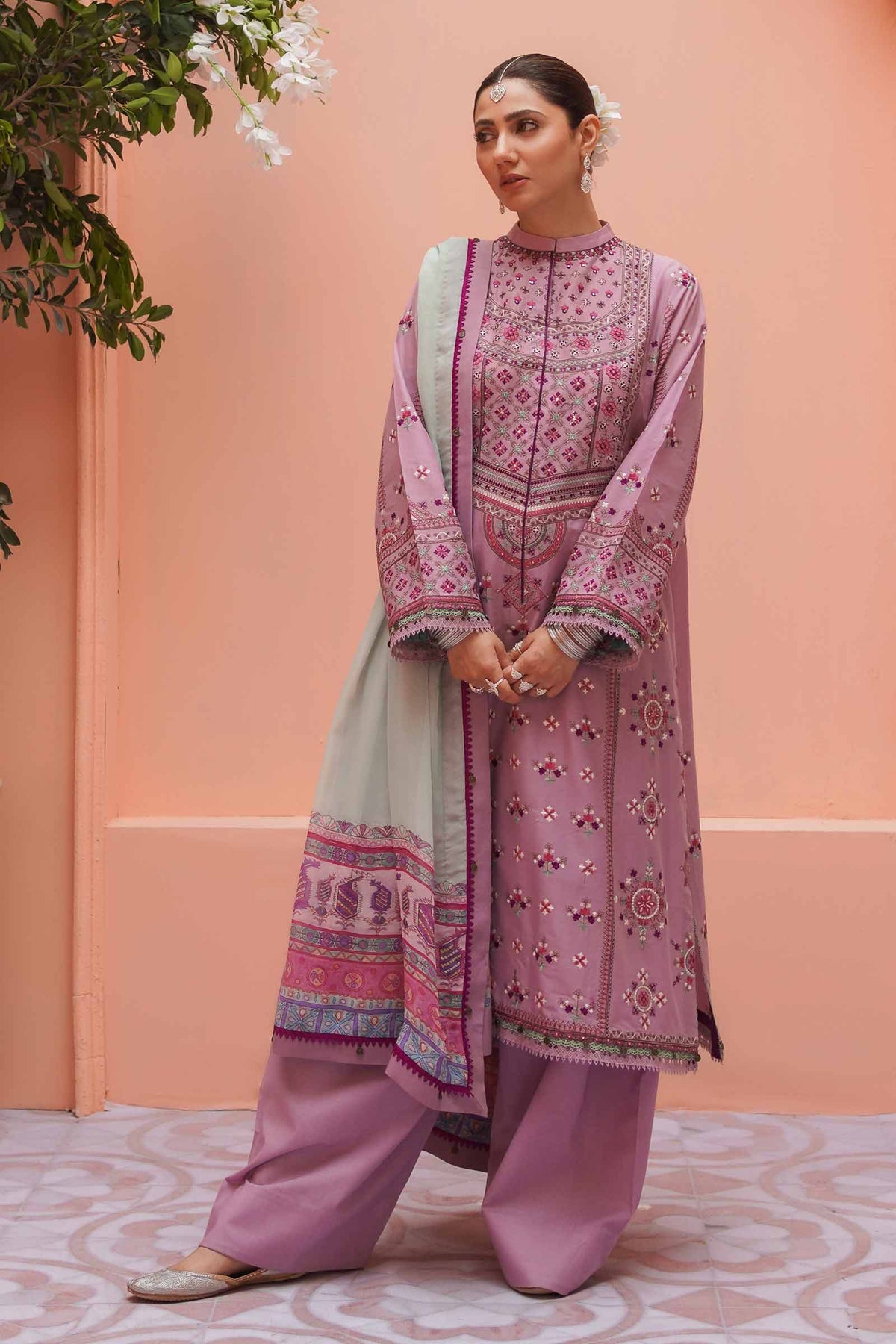 D# 11a - Zara Shahjahan - Spring Summer 2023 - Shahana Collection UK - Zara Shahjahan in UK - Summer Lawn in UK